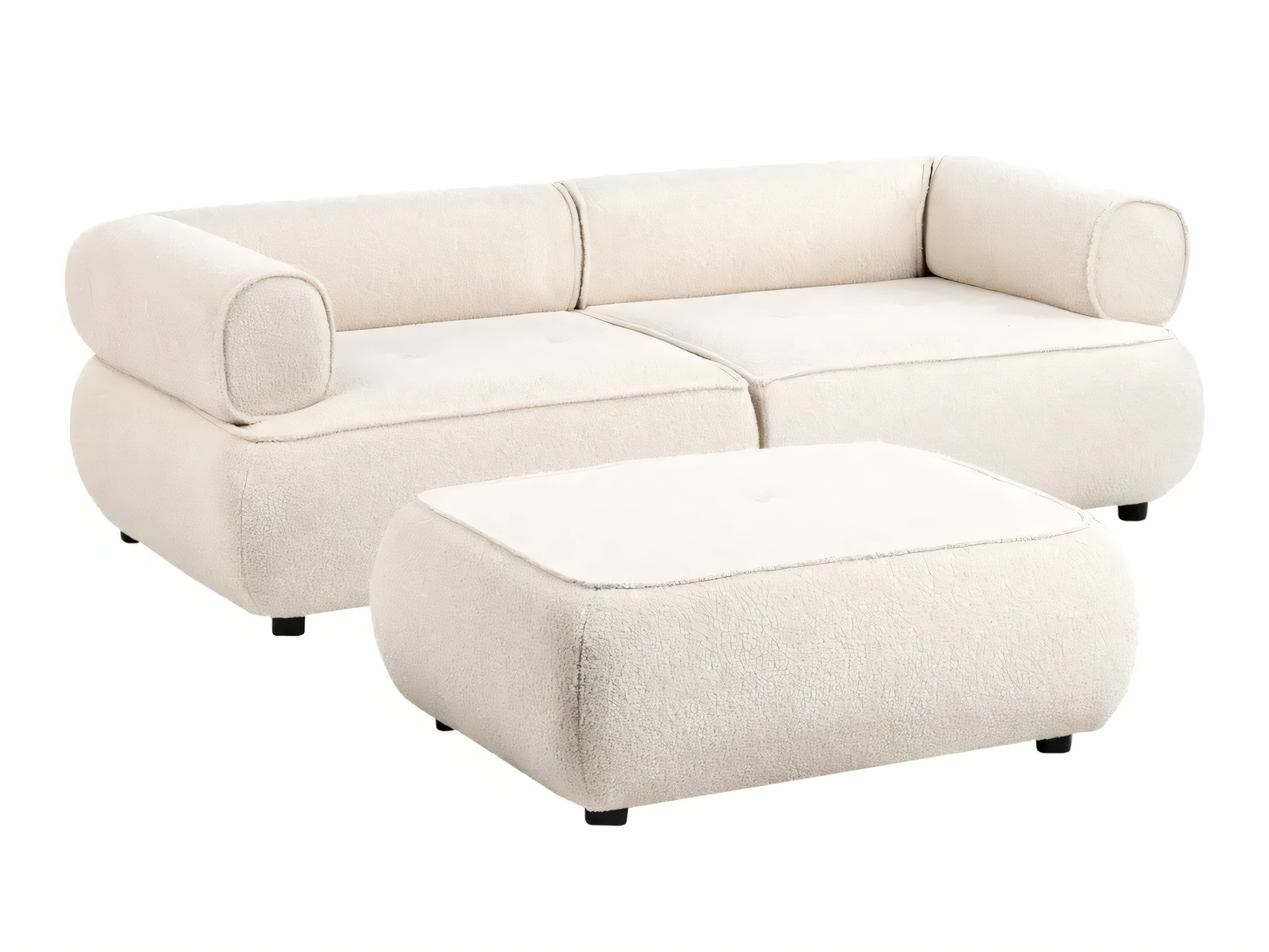 Mīksto mēbeļu komplekts Berwyn 3266 (Balts)