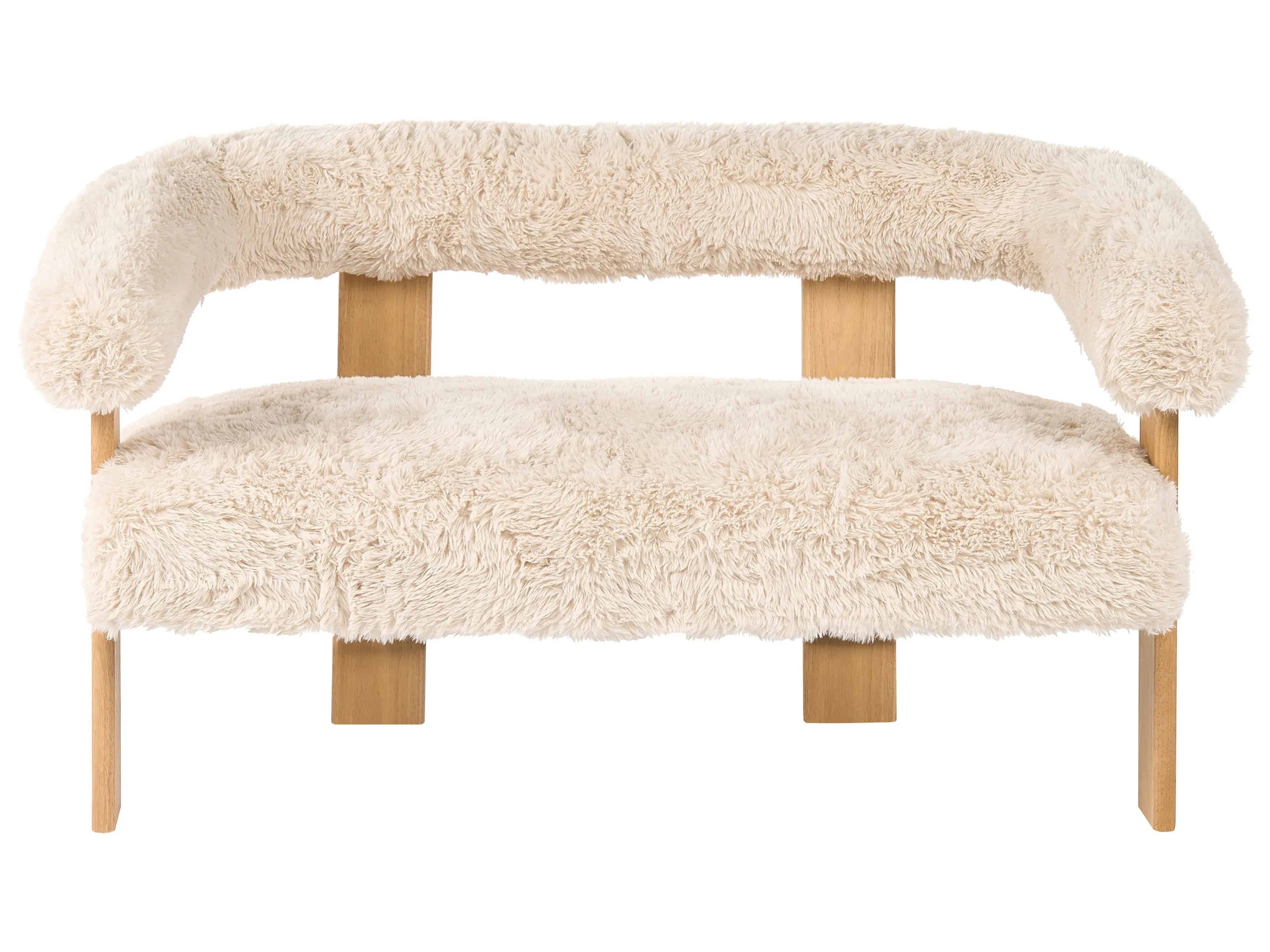 Mīksto mēbeļu komplekts Berwyn 3269 (Balts + Gaiši brūns)