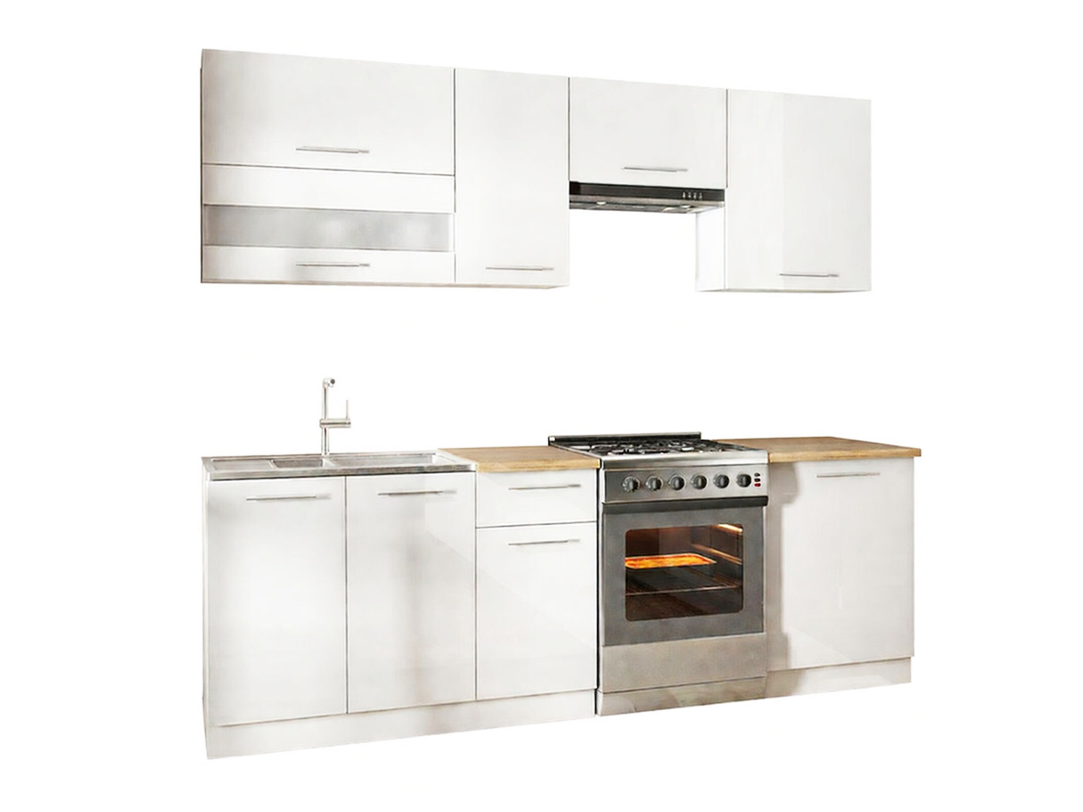 Moduļu virtuves komplekts Tiffa White 119