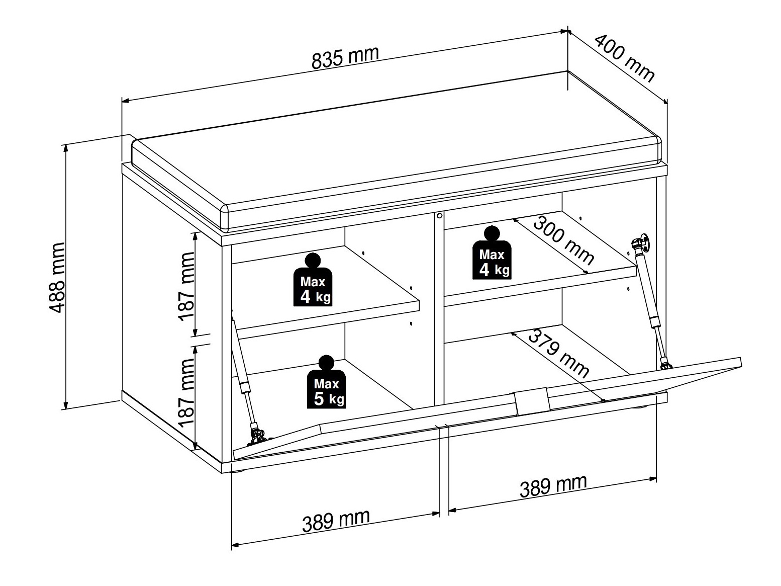 Priekšnama komplekts Sondelu 105