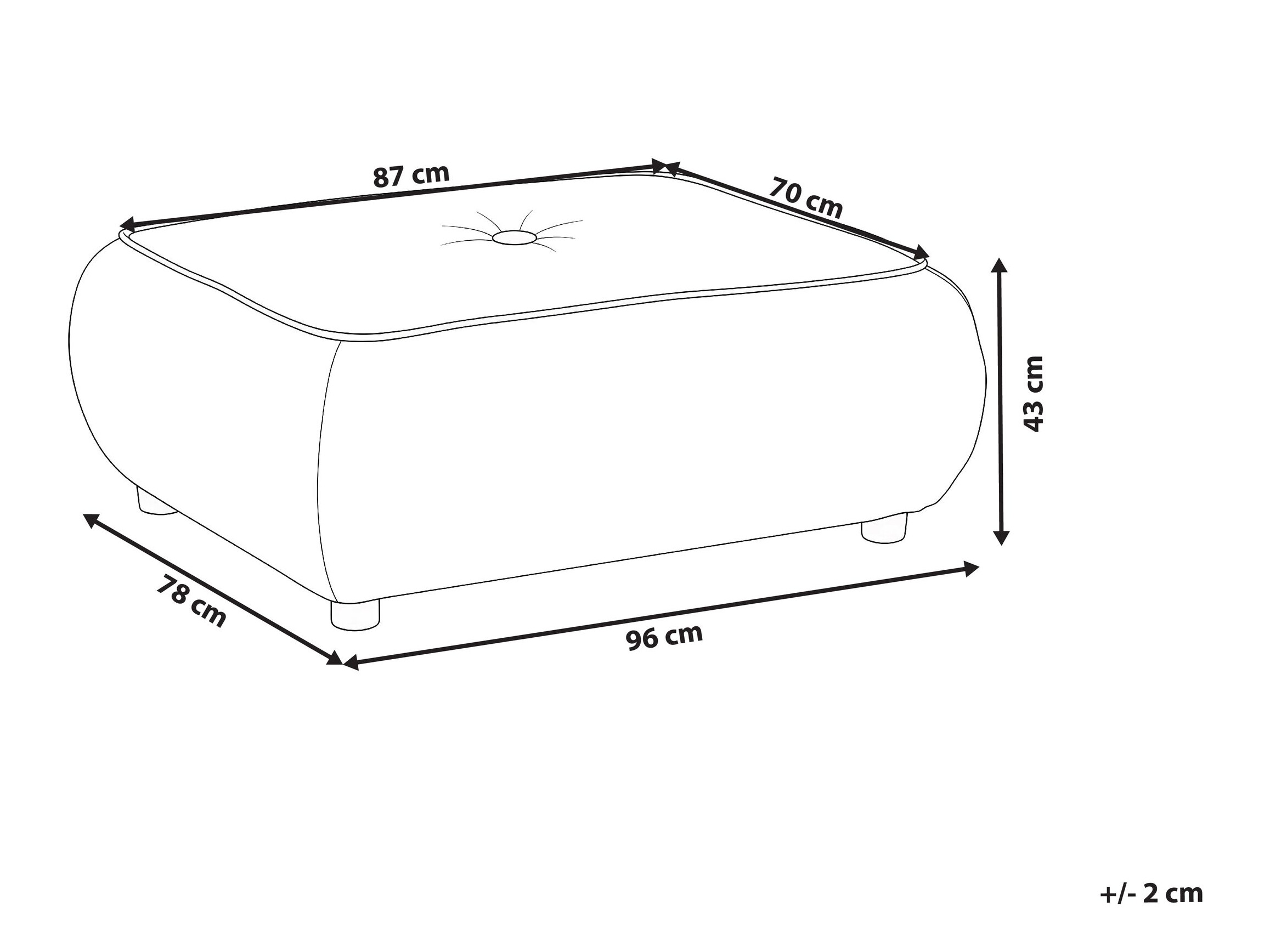 Pufs Berwyn 3270 (Zaļš)