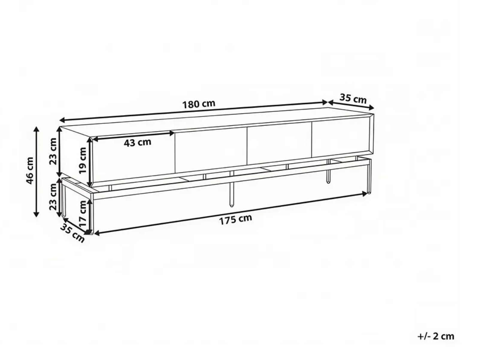 TV galds Berwyn 3272