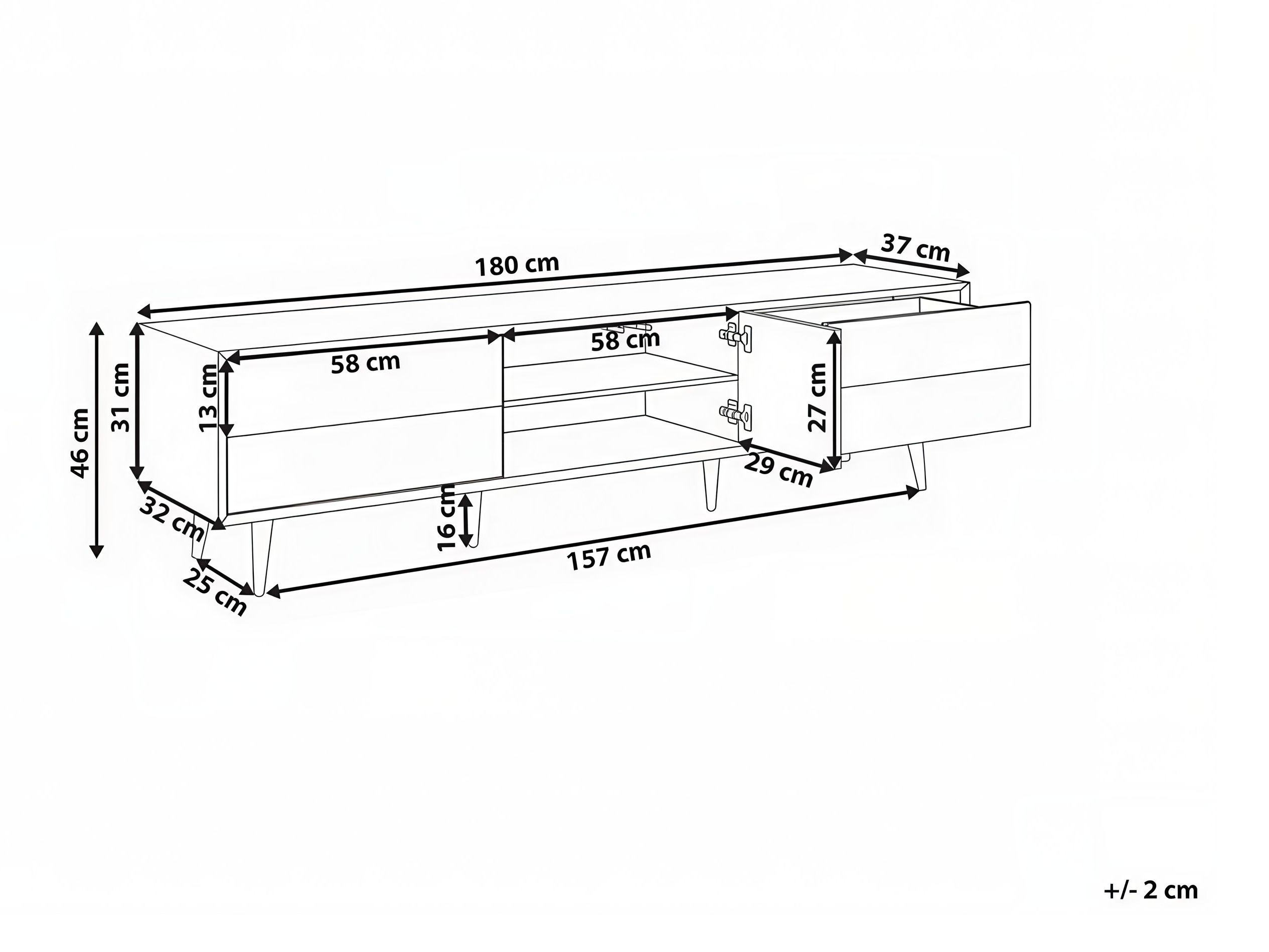 TV galds Berwyn 3273