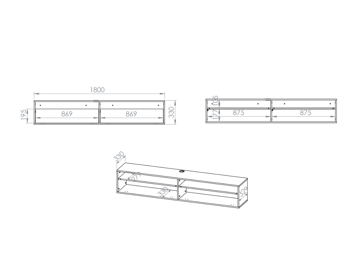 TV galds Morsero 105