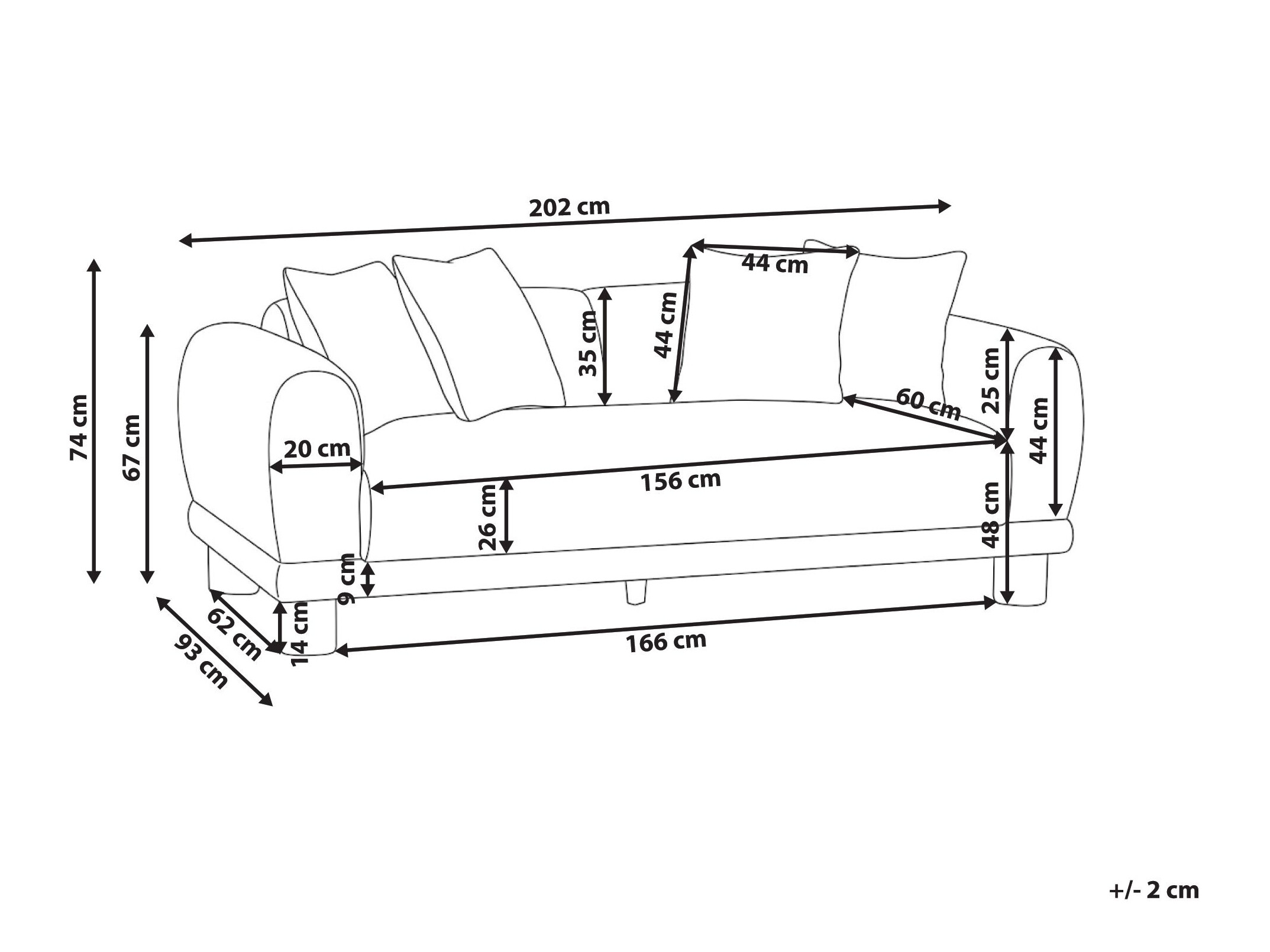Dīvāns Berwyn 3274 (Gaiši pelēks)