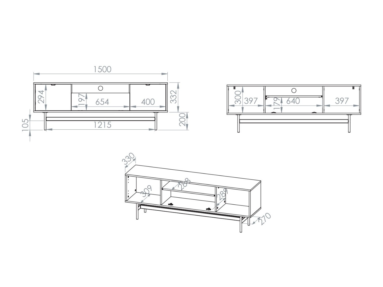 TV galds Morsero 108