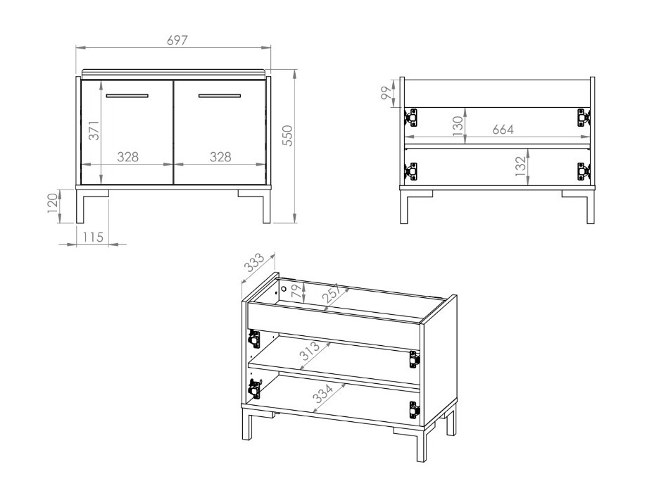 Priekšnama komplekts Fiolevo 106
