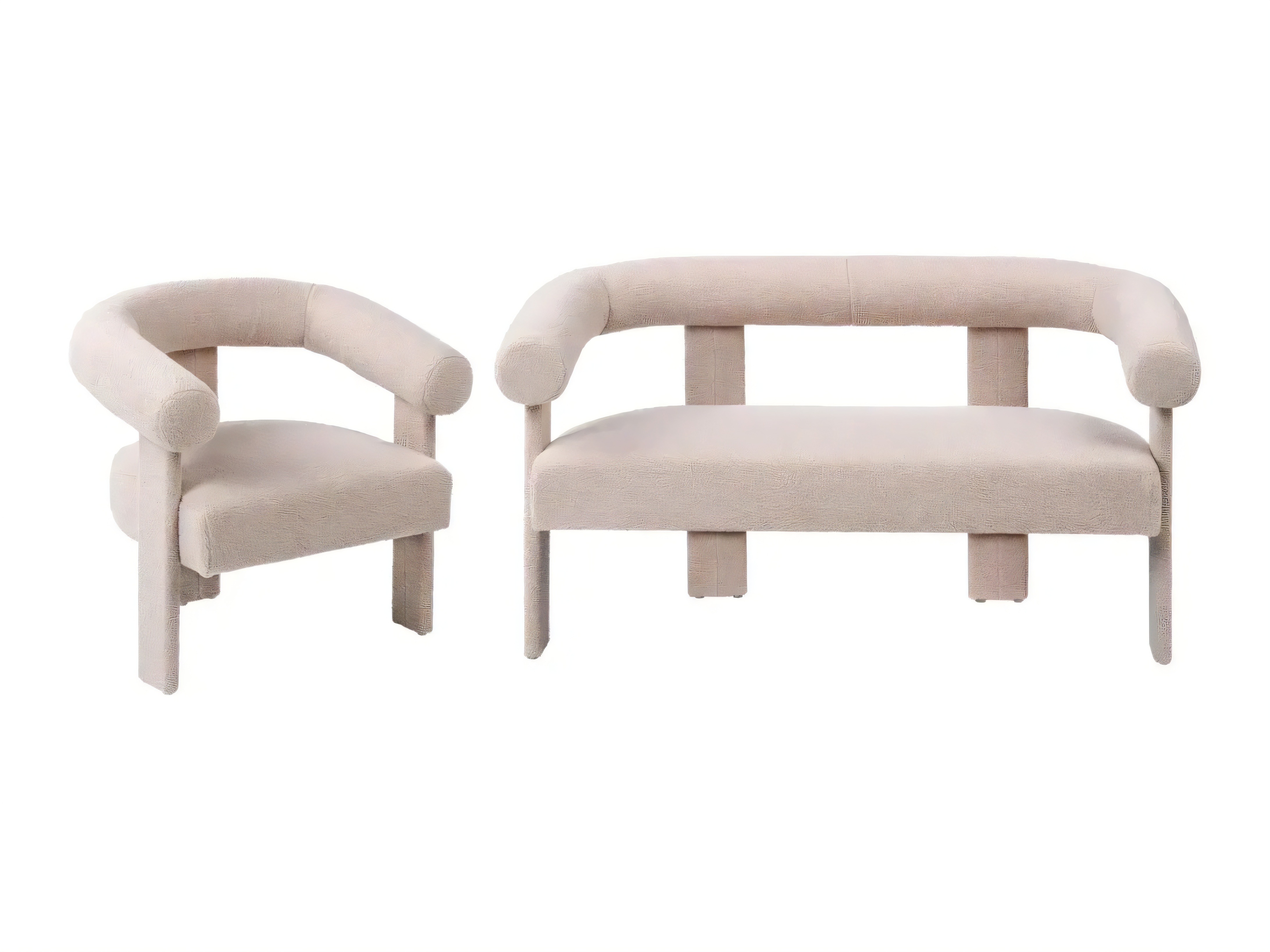 Mīksto mēbeļu komplekts Berwyn 2710 (Krēms)