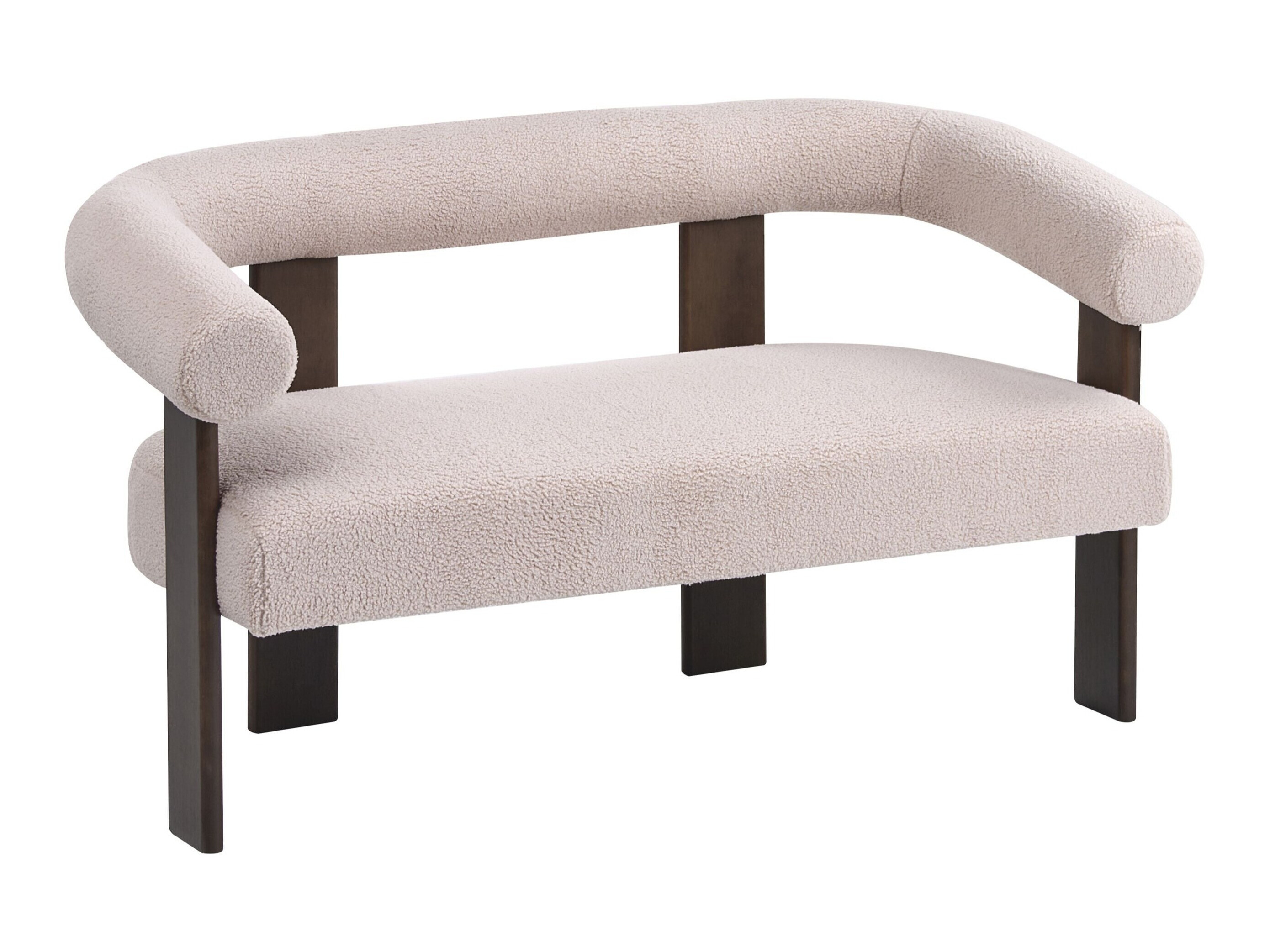 Mīkstais sols Berwyn 2709 (Bēšs + Tumšs koks)