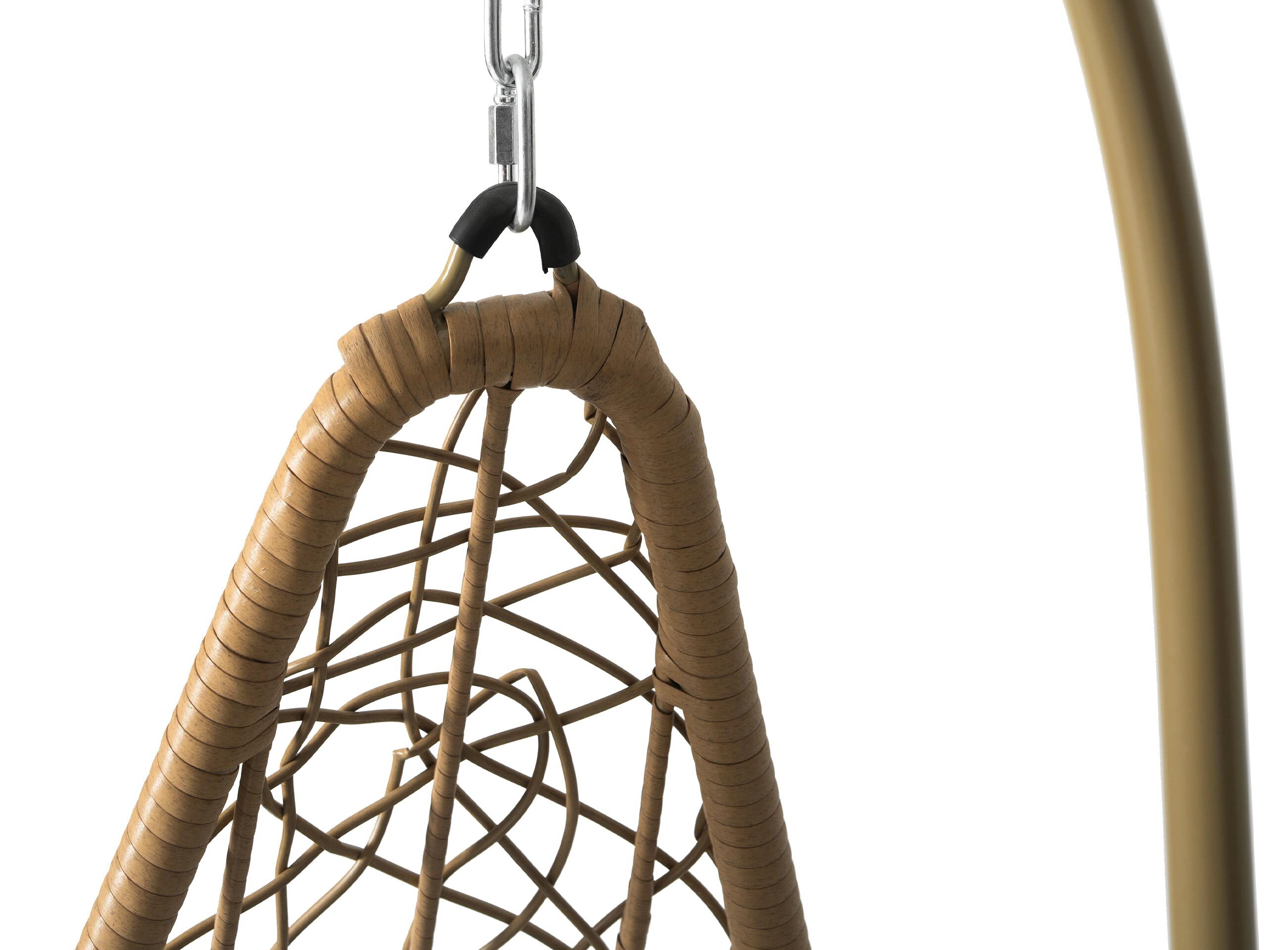 Piekaramais krēsls Comfivo Figae (Pelēks)