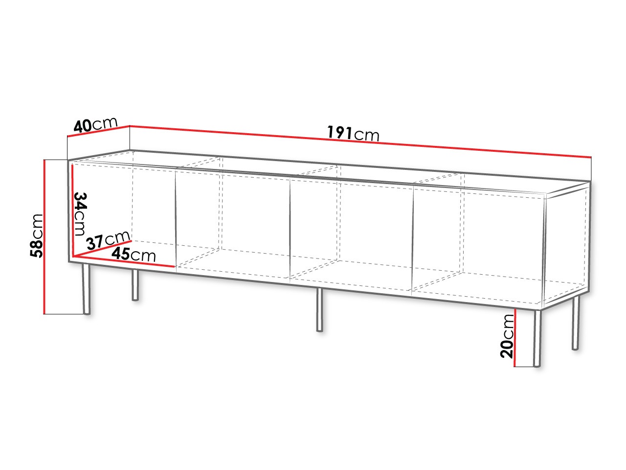 TV galds Morbala 102