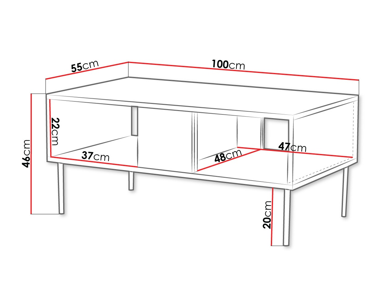 Žurnālu galdiņš Morbala 101