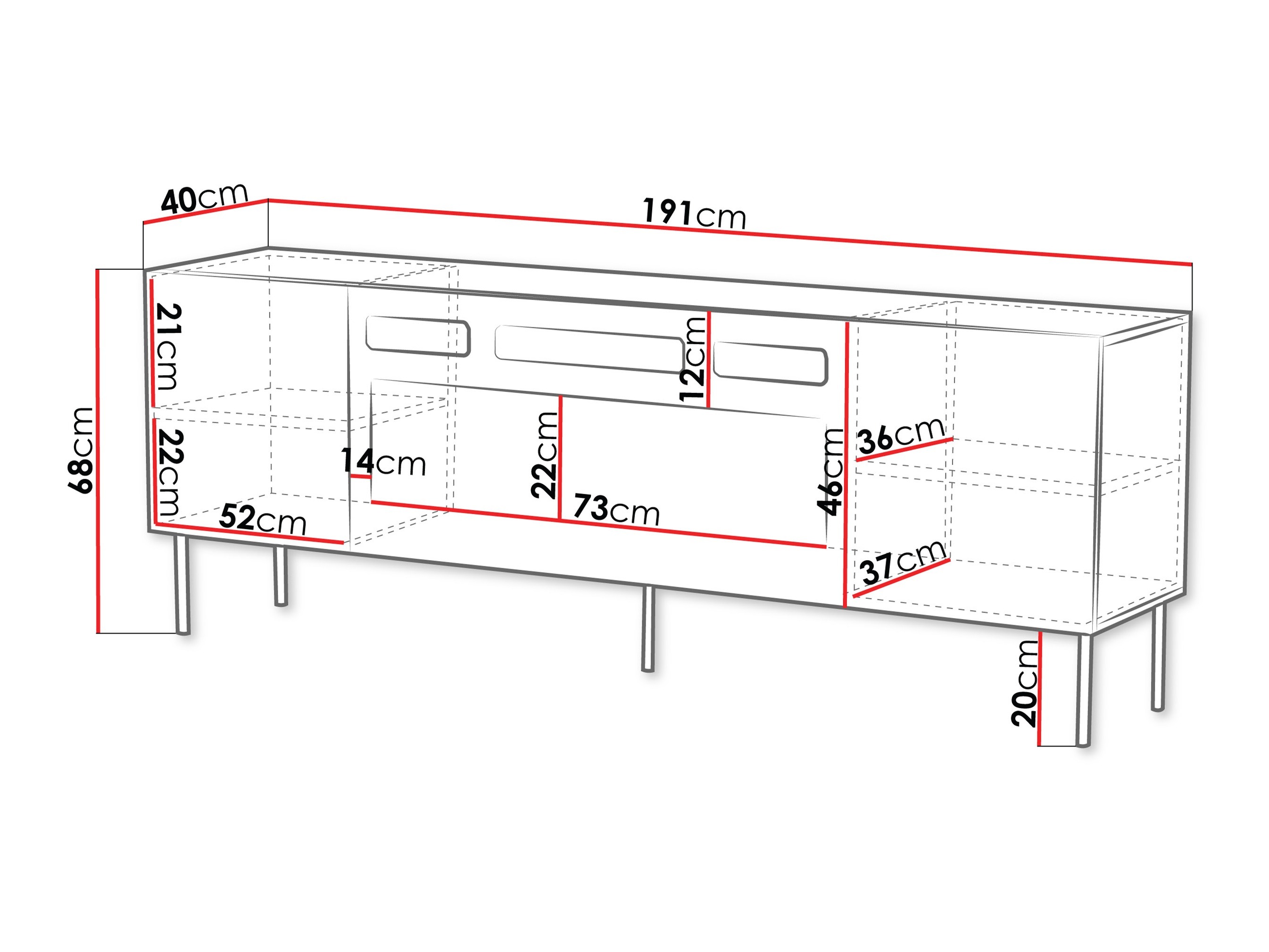 TV galds Morbala 105