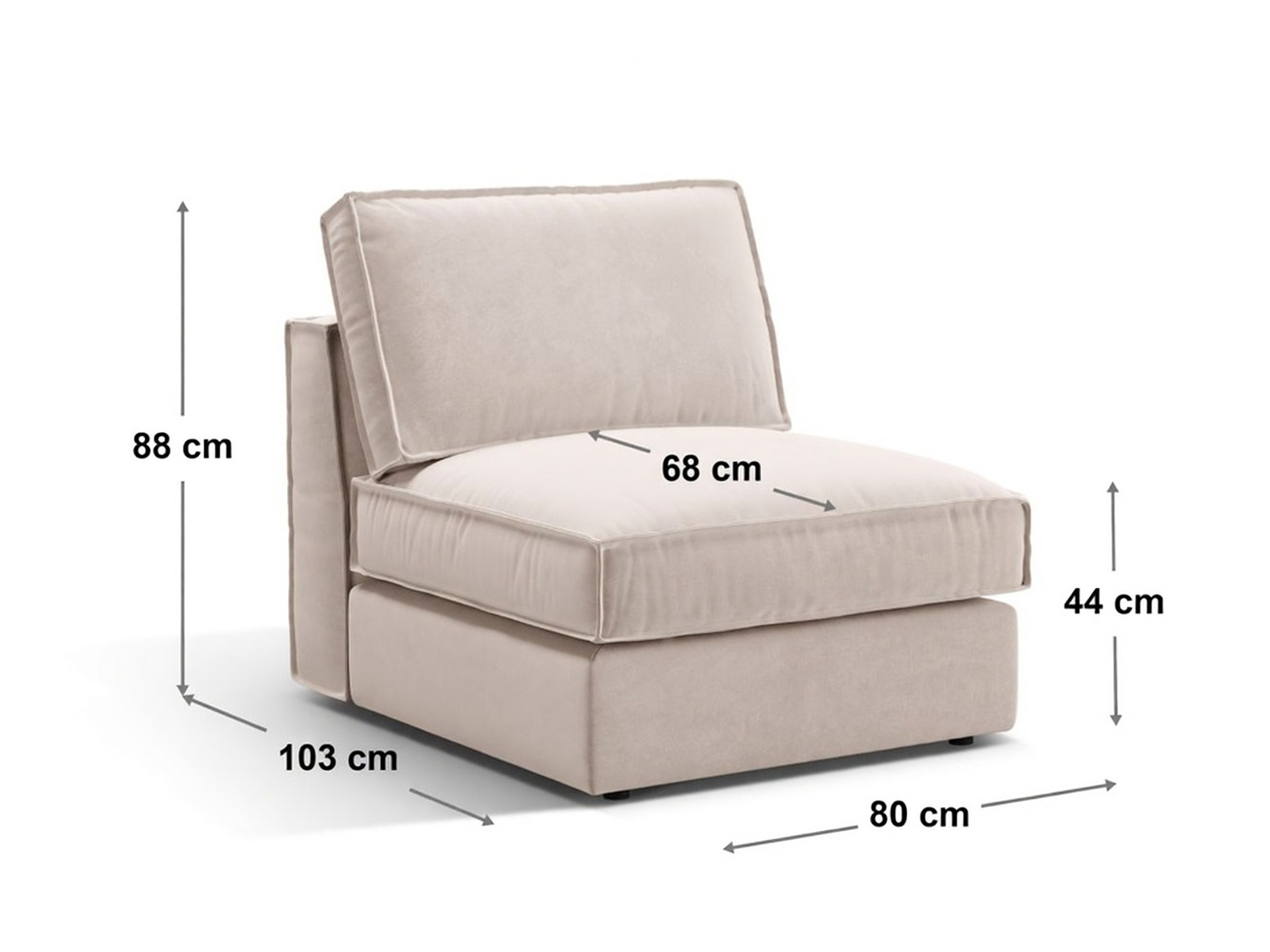 Moduļu krēsls Dalodei 100 (Salvador 01)