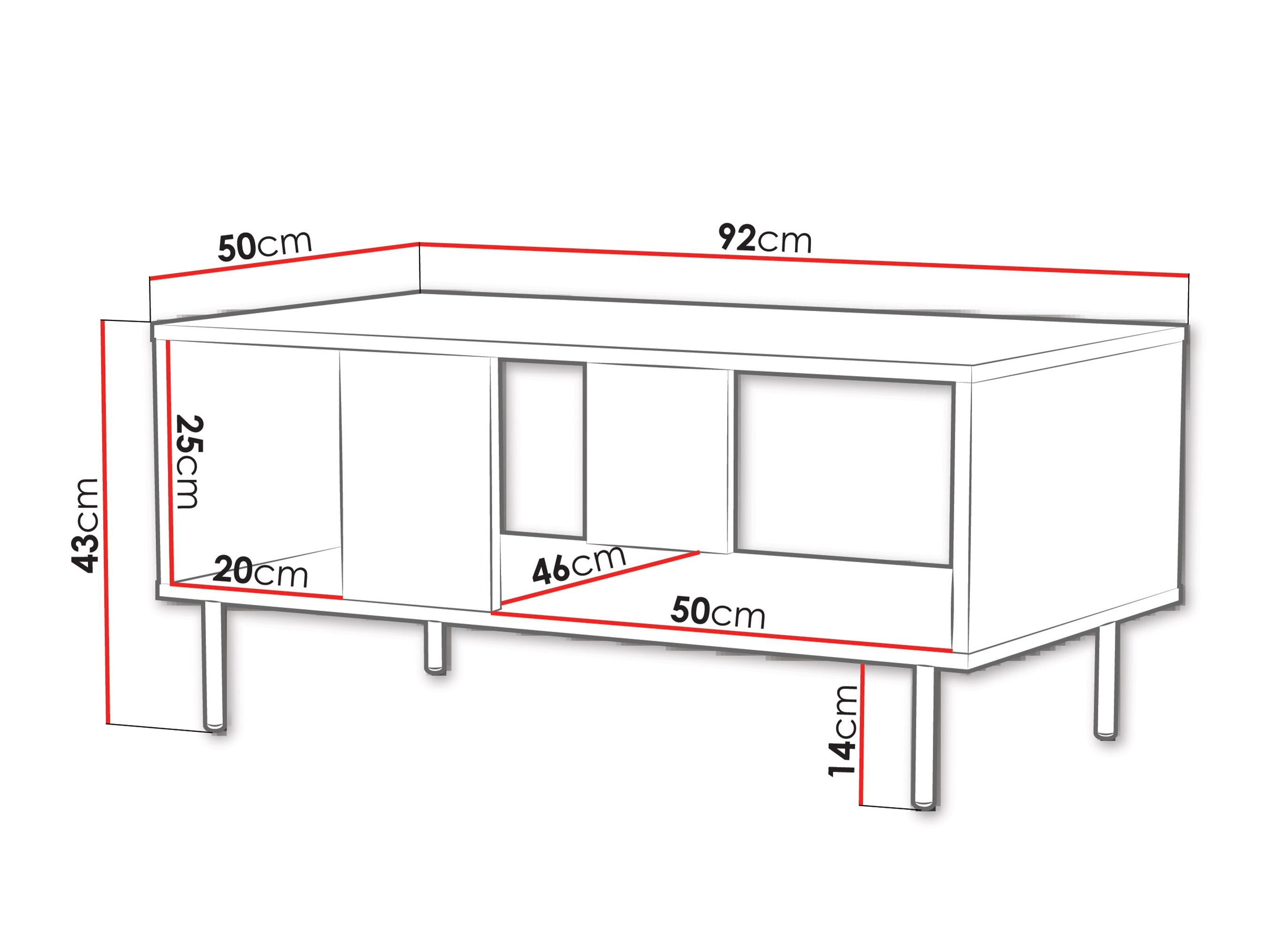 Žurnālu galdiņš Tempus