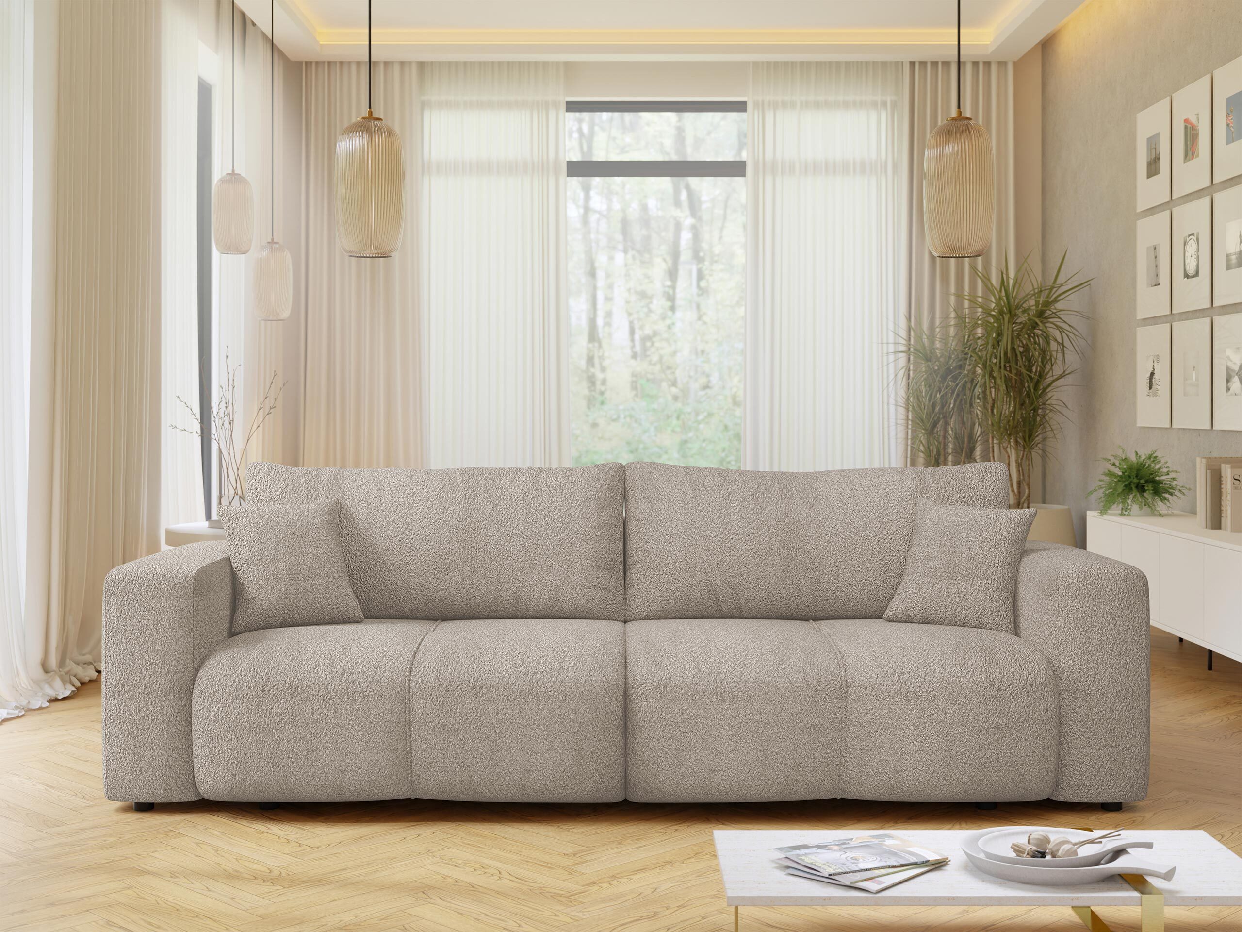 Dīvāns gulta Comfivo Laurus (Coral 50)