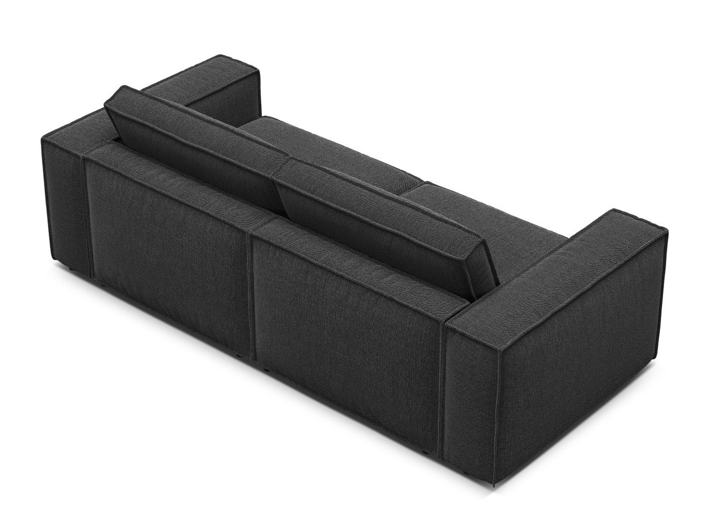 Moduļu dīvāns Dalodei 108 (Babel Black)