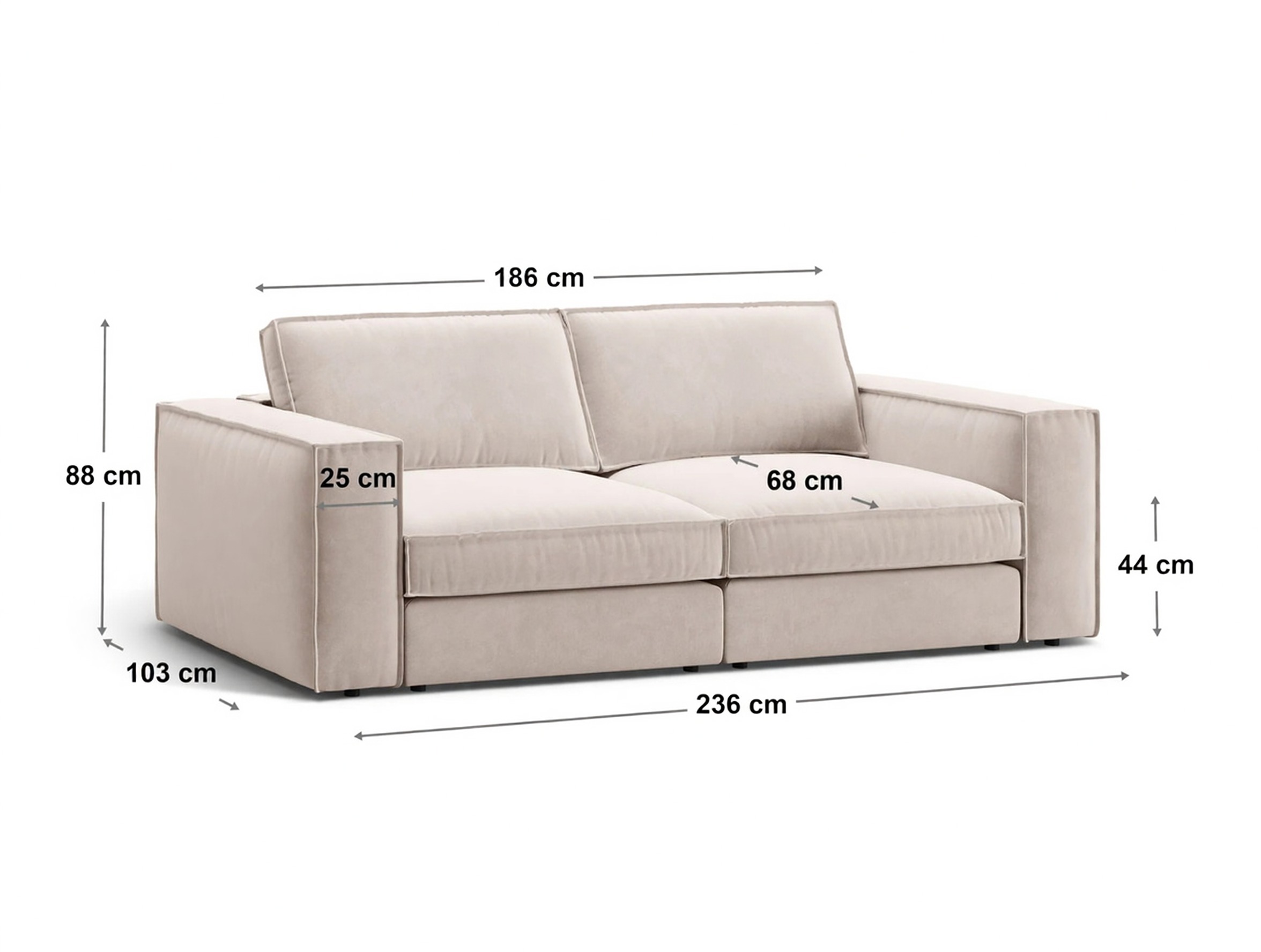 Moduļu dīvāns Dalodei 108 (Salvador 11)