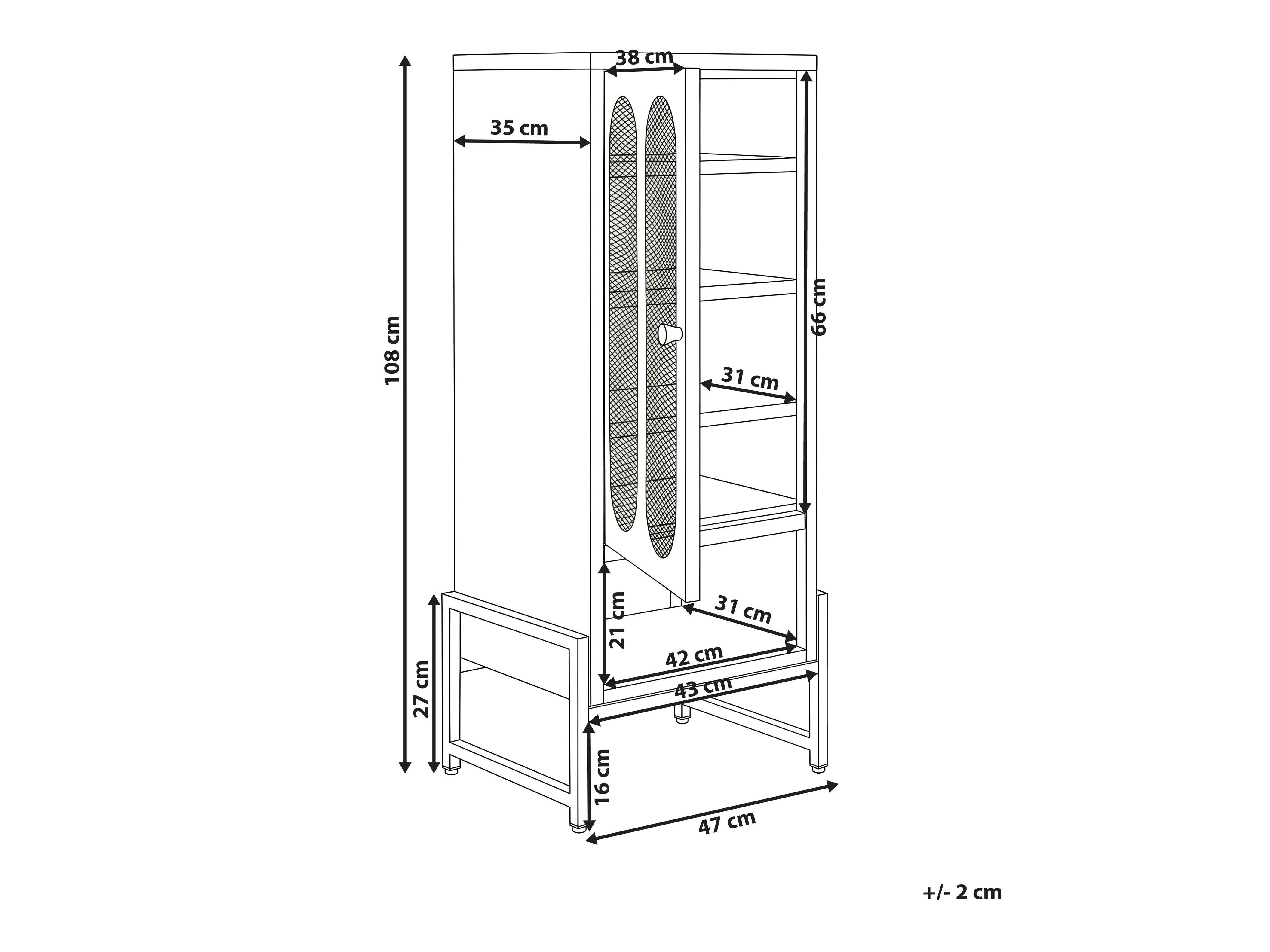 Skapis Berwyn 3279 (Balts)
