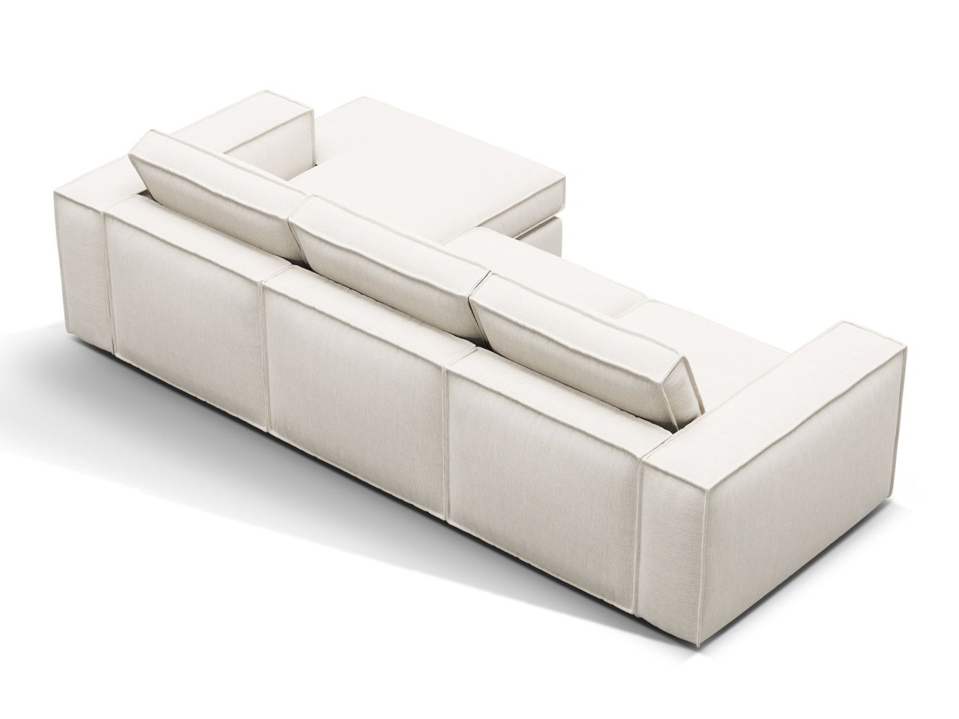 Moduļu stūra dīvāns Dalodei 110 (Babel White)