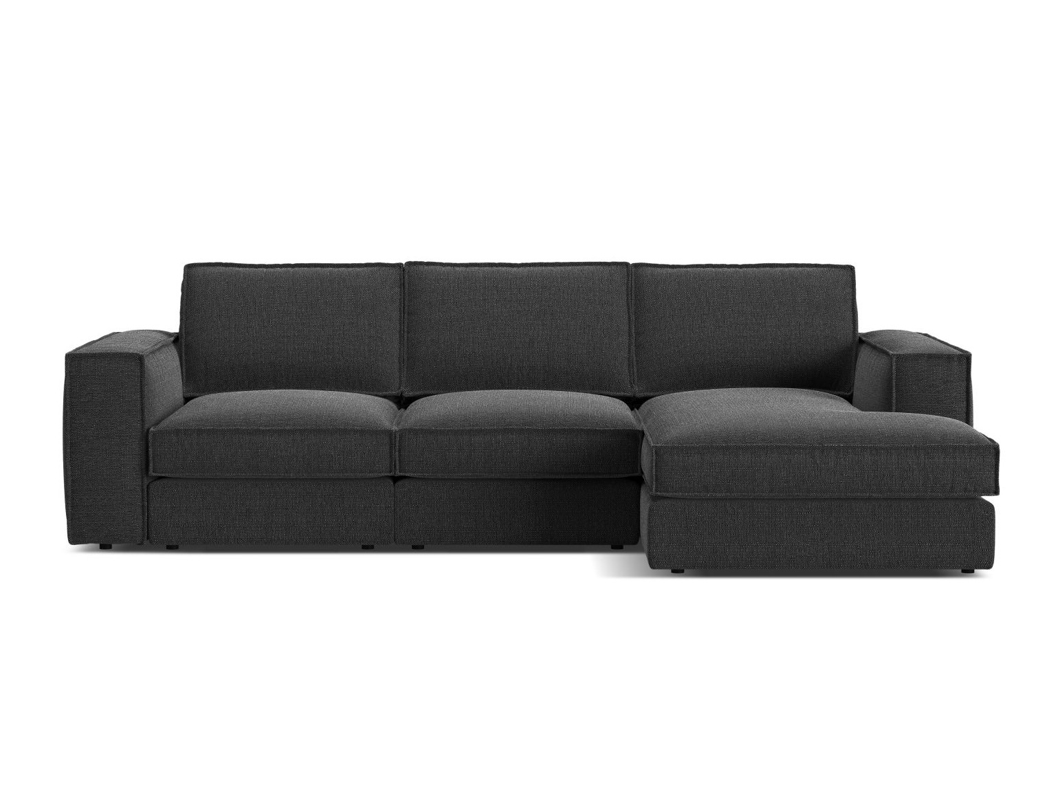 Moduļu stūra dīvāns Dalodei 110 (Babel Black)