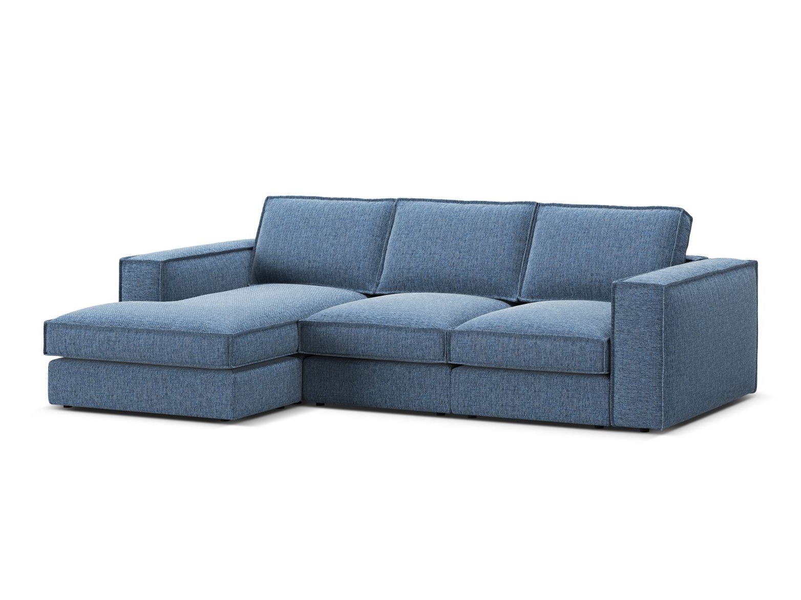 Moduļu stūra dīvāns Dalodei 110 (Babel Blue)