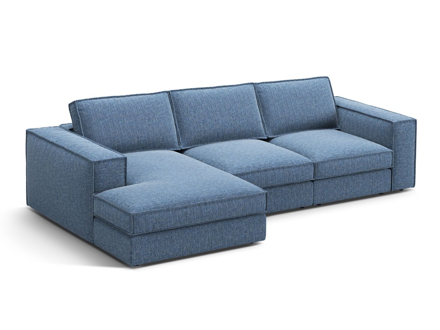 Moduļu stūra dīvāns Dalodei 110 (Babel Blue)