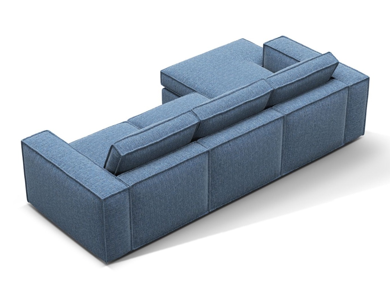 Moduļu stūra dīvāns Dalodei 110 (Babel Blue)