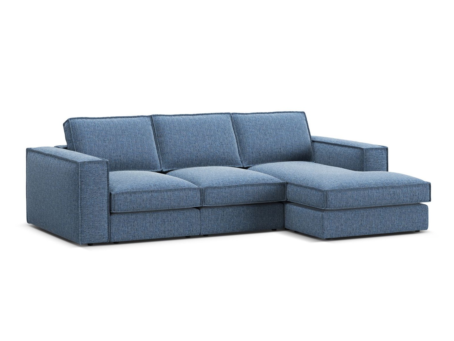 Moduļu stūra dīvāns Dalodei 110 (Babel Blue)