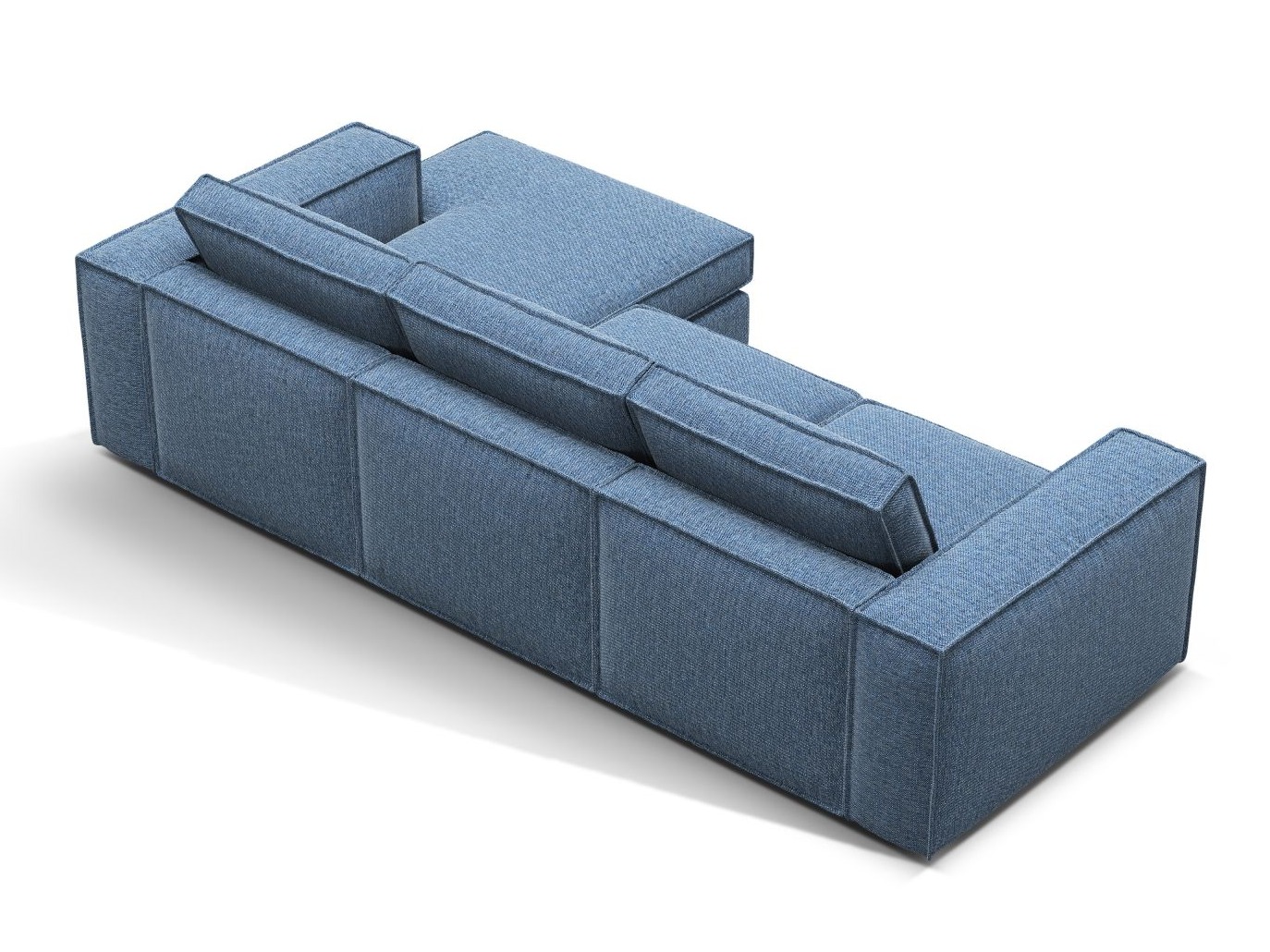 Moduļu stūra dīvāns Dalodei 110 (Babel Blue)