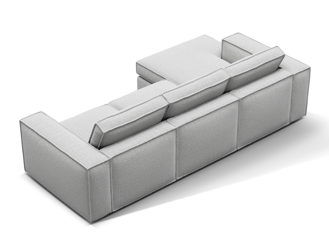 Moduļu stūra dīvāns Dalodei 110 (Babel Light grey)