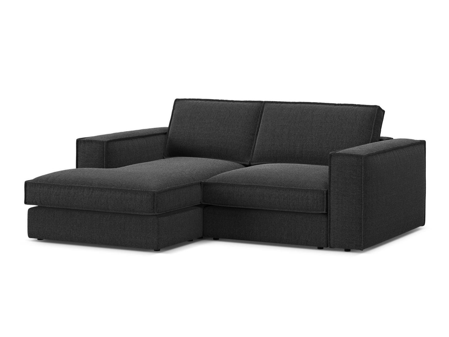 Moduļu stūra dīvāns Dalodei 111 (Babel Black)