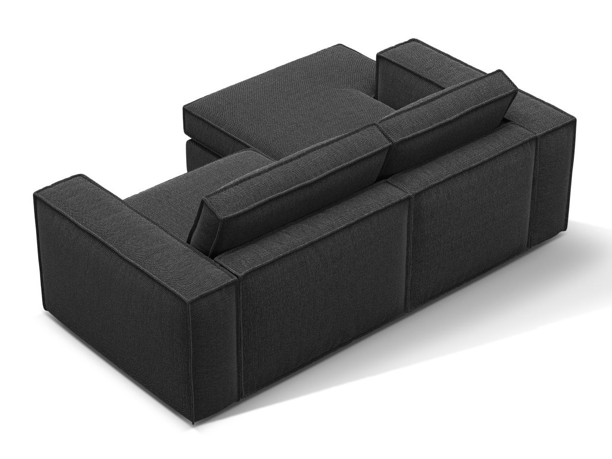 Moduļu stūra dīvāns Dalodei 111 (Babel Black)