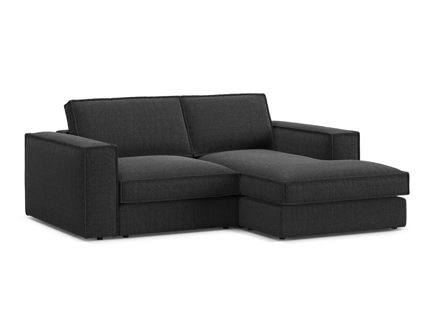 Moduļu stūra dīvāns Dalodei 111 (Babel Black)