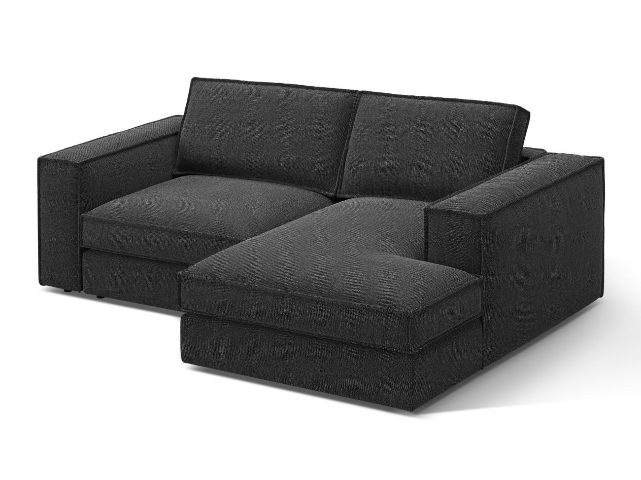 Moduļu stūra dīvāns Dalodei 111 (Babel Black)