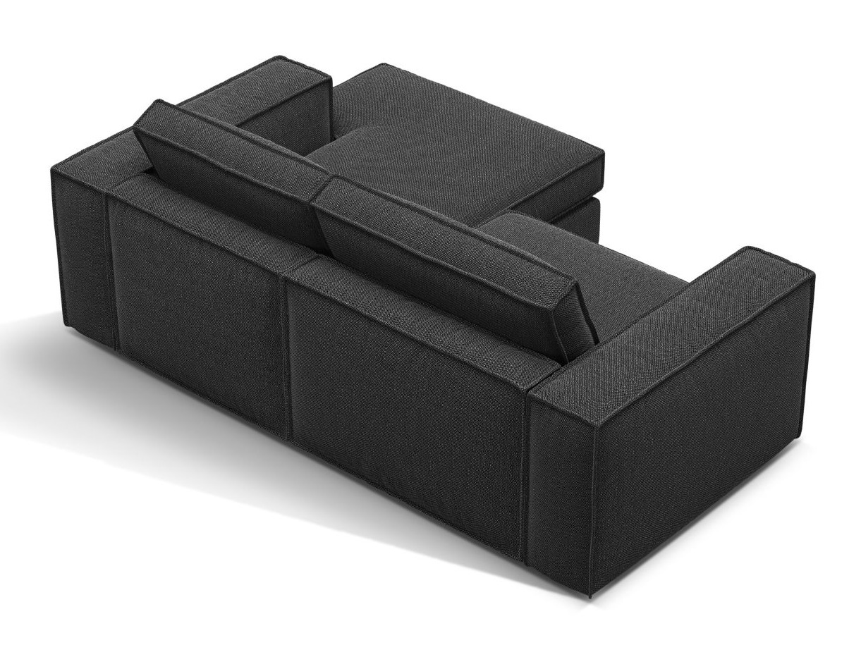 Moduļu stūra dīvāns Dalodei 111 (Babel Black)