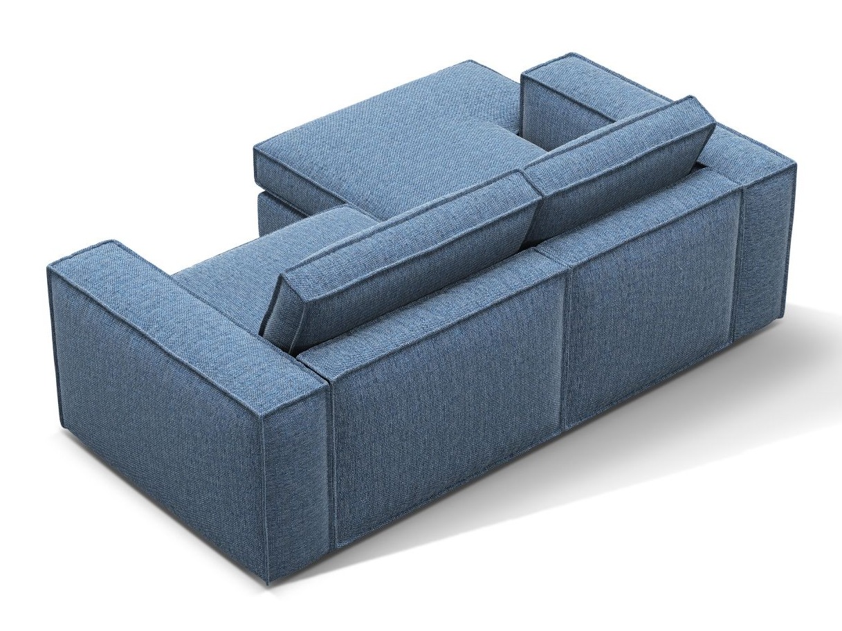 Moduļu stūra dīvāns Dalodei 111 (Babel Blue)