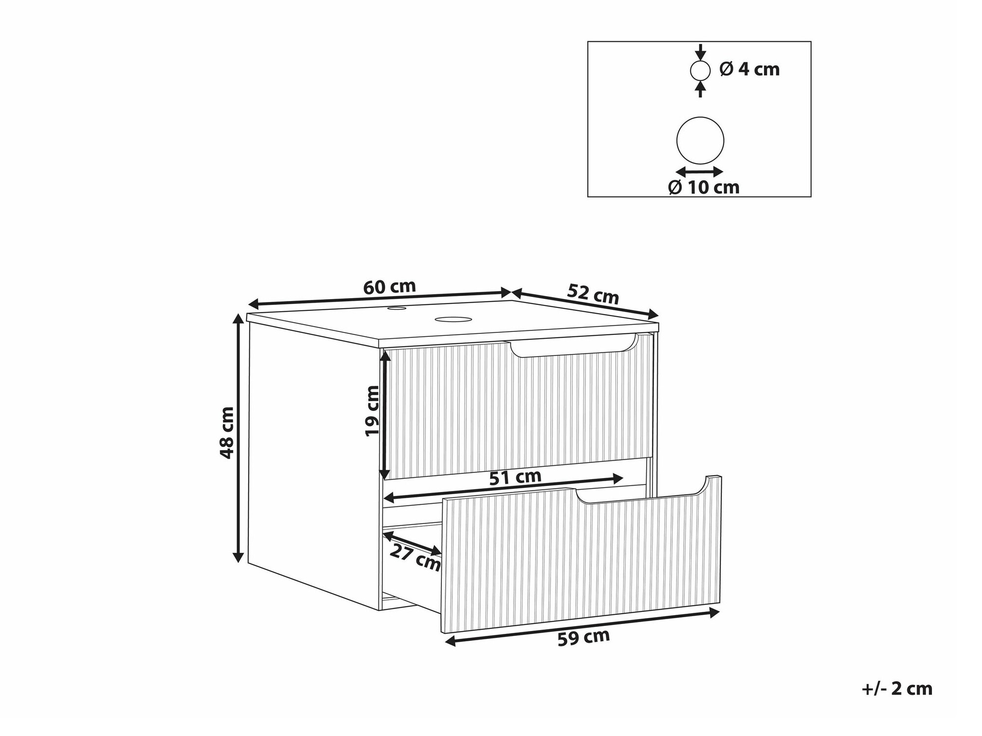 Piekarams vannas istabas skapītis izlietnei SV3235