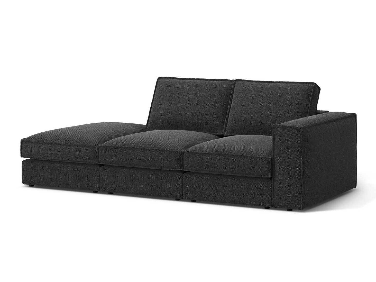 Moduļu dīvāns Dalodei 112 (Babel Black)