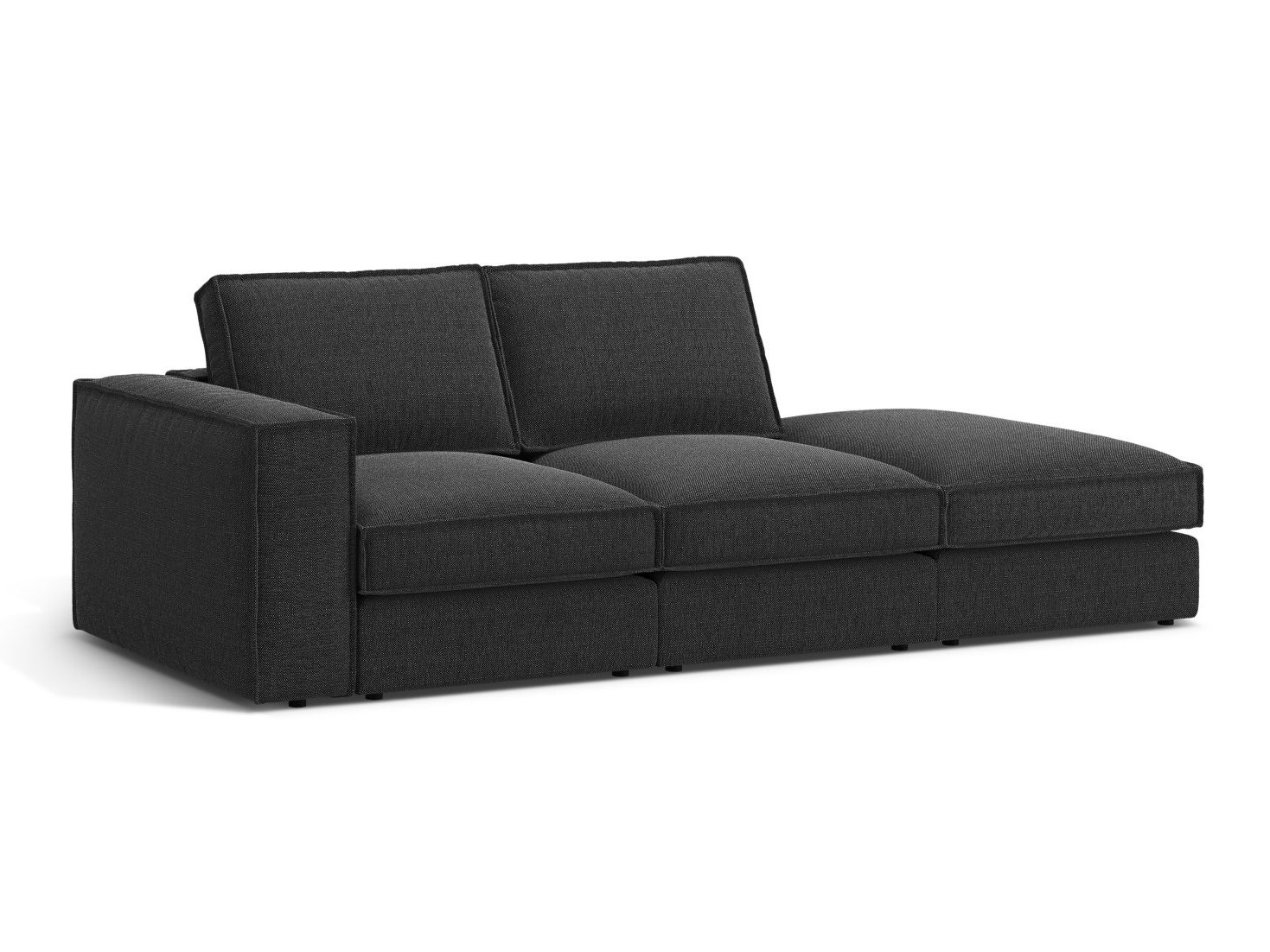 Moduļu dīvāns Dalodei 112 (Babel Black)
