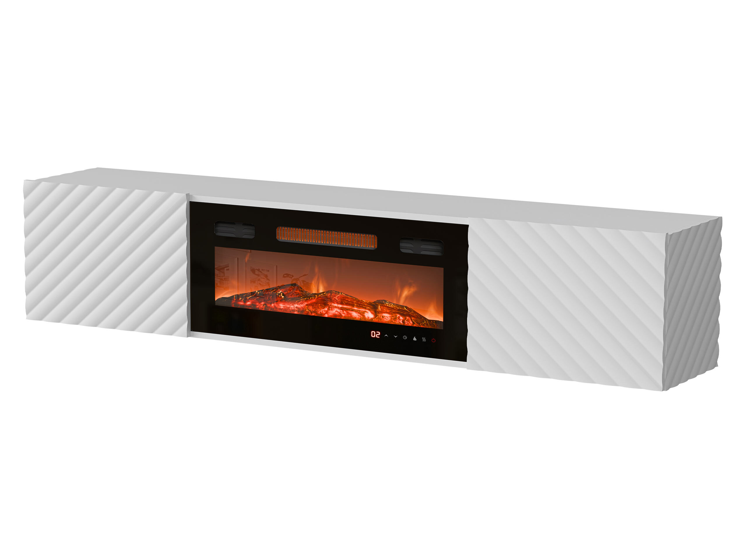TV galds Charlotte 207 (Balts)