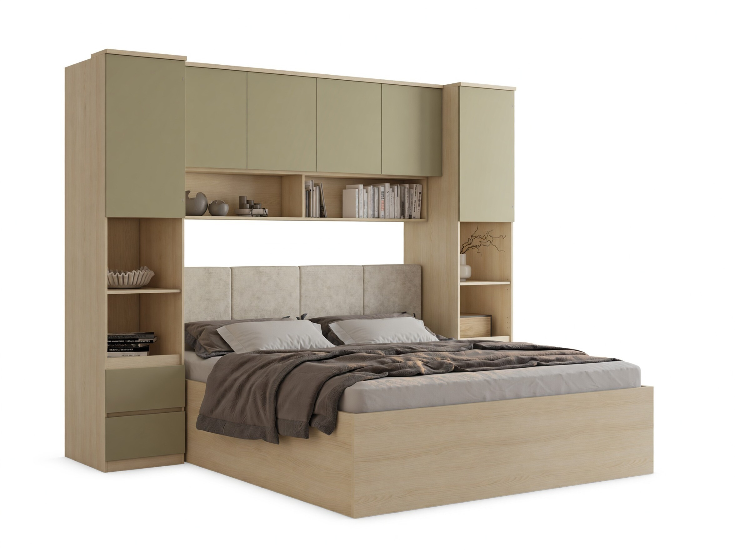 Guļamistabas komplekts Nolcala 126 (Ozols + Eikalipts)