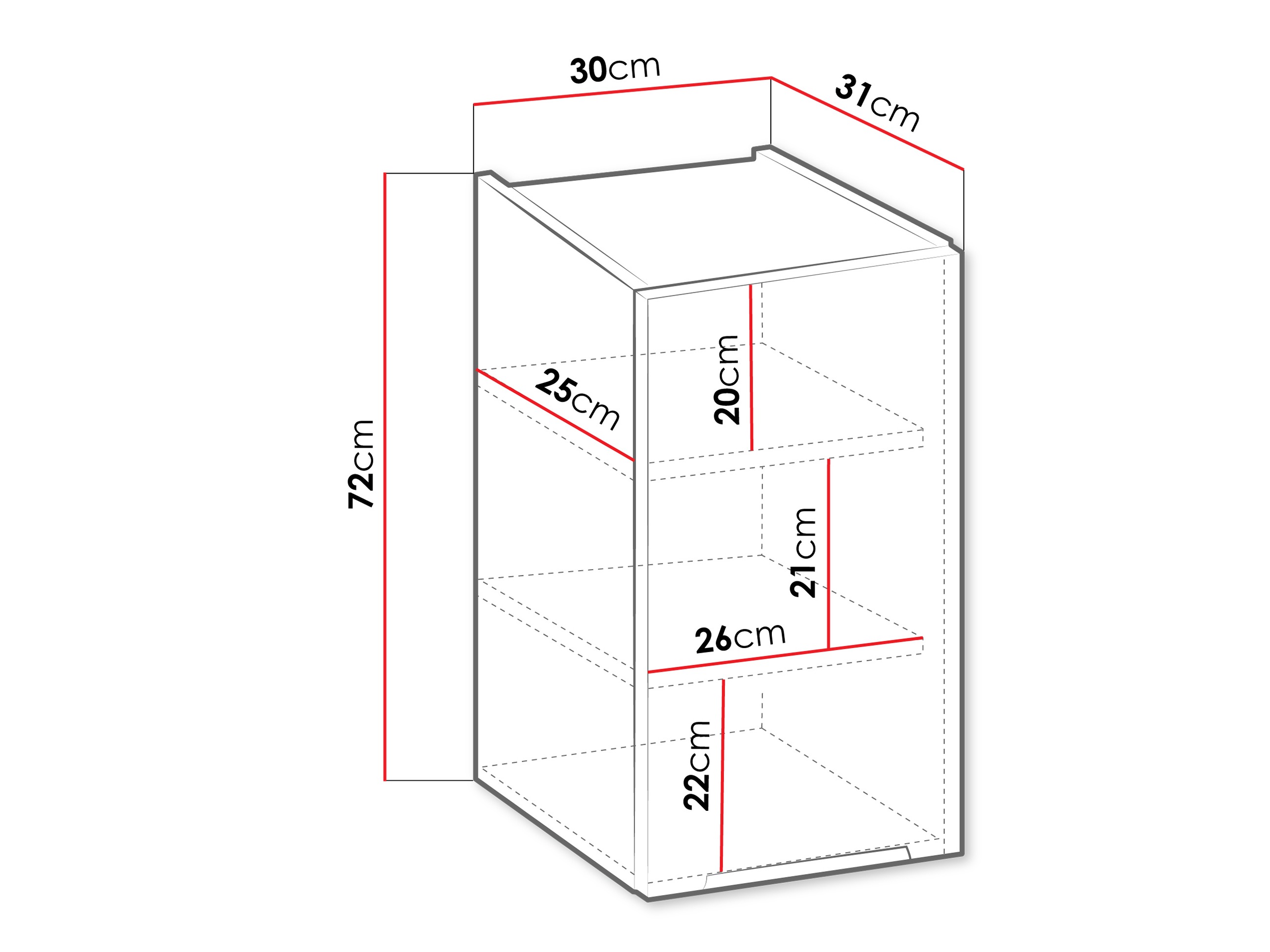 Moduļu piekarams skapis Sole 112