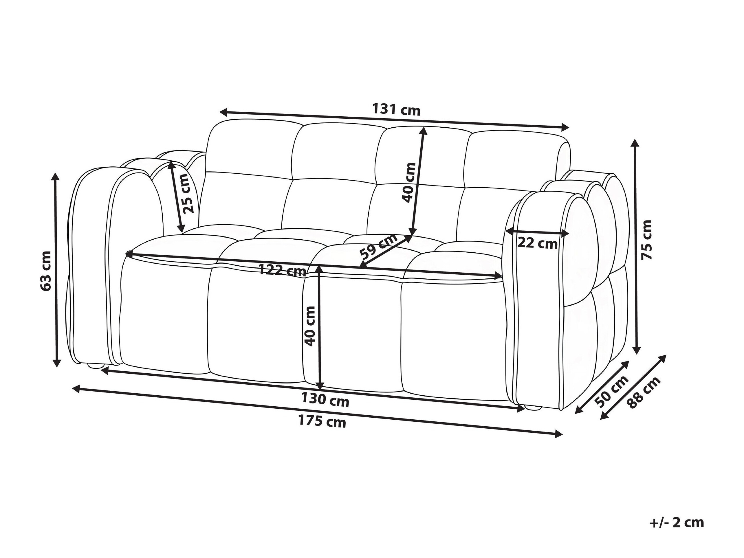 Dīvāns Berwyn 3294 (Bēšs)