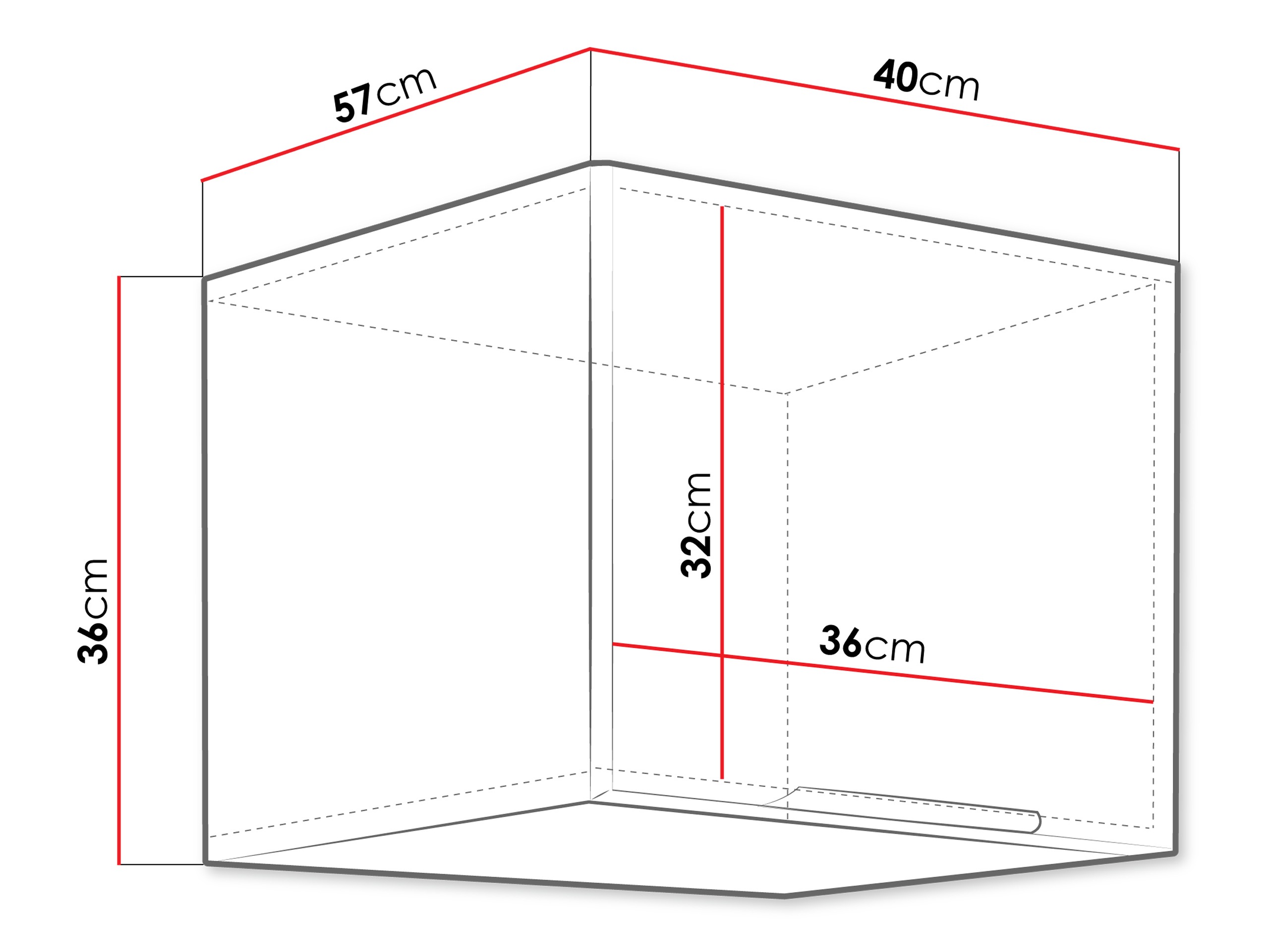 Moduļu piekarams skapis Sole 127