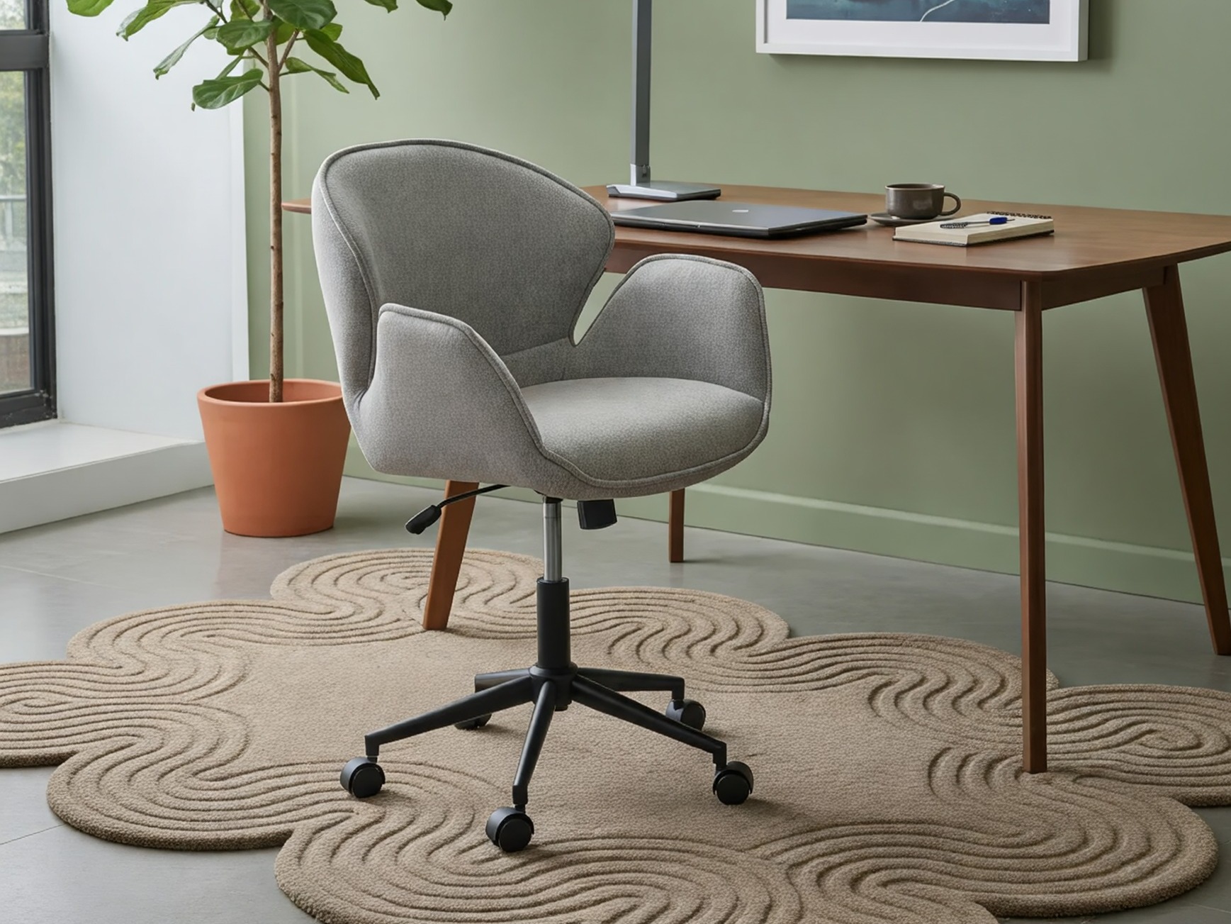 Biroja krēsls Berwyn 3300 (Pelēks)