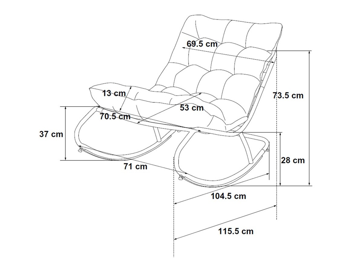 Dārza atpūtas krēsls Mandeville 361