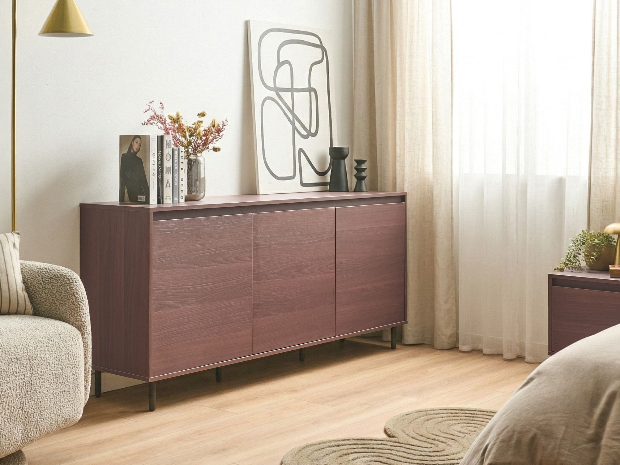 Skapis Berwyn 3311 (Tumšs koks)