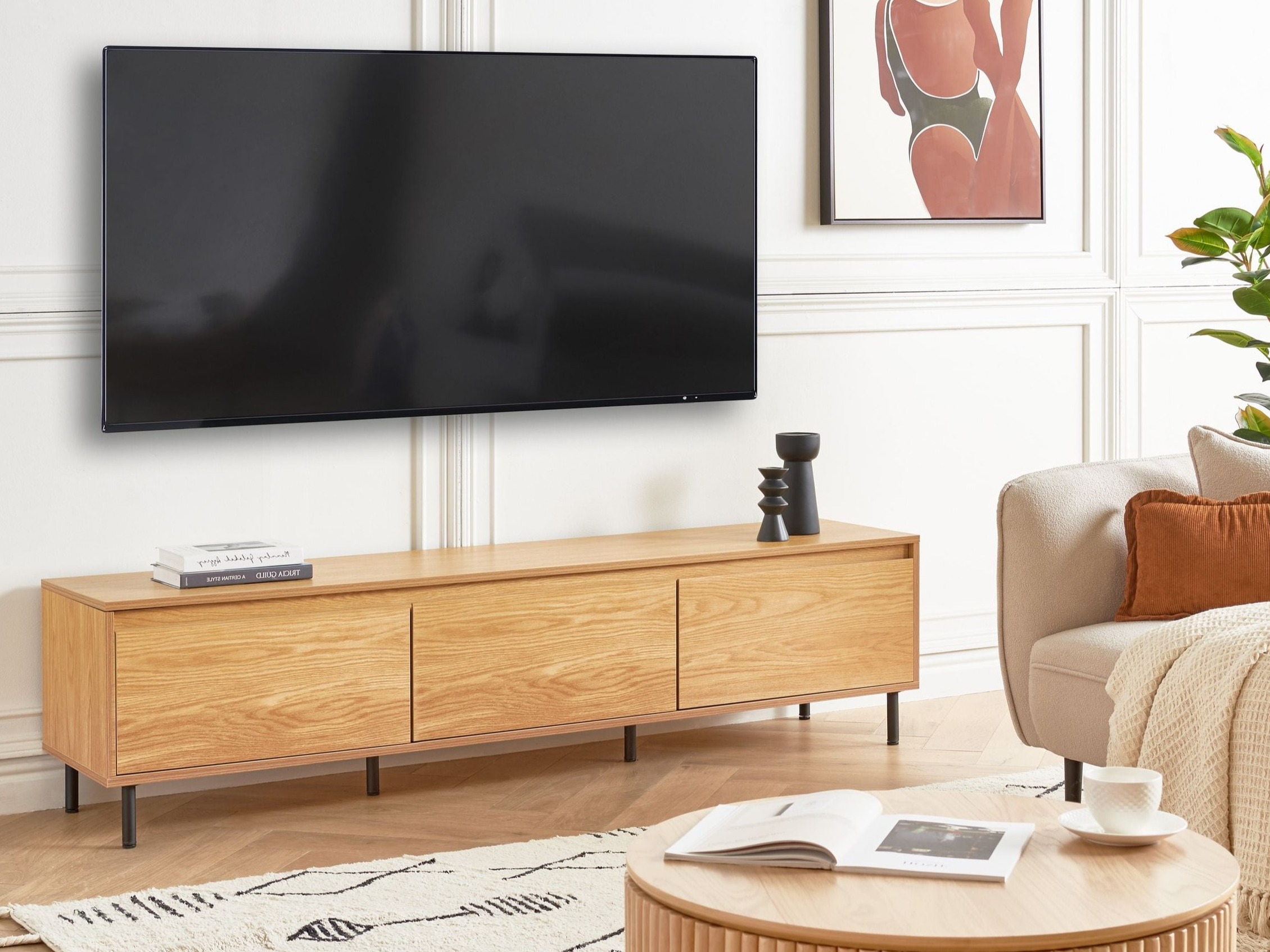 TV galds Berwyn 3310 (Gaišs koks)