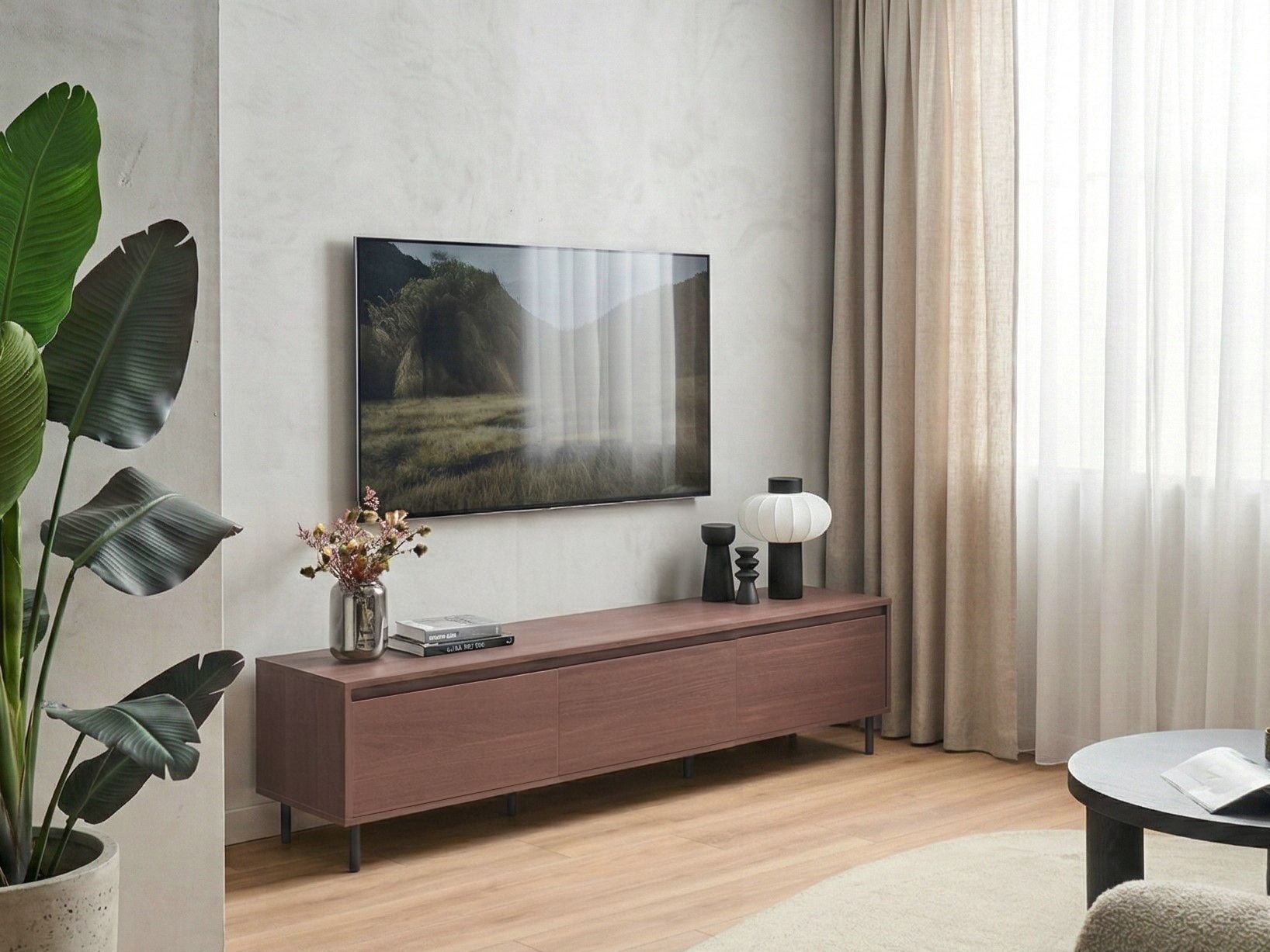 TV galds Berwyn 3310 (Tumšs koks)